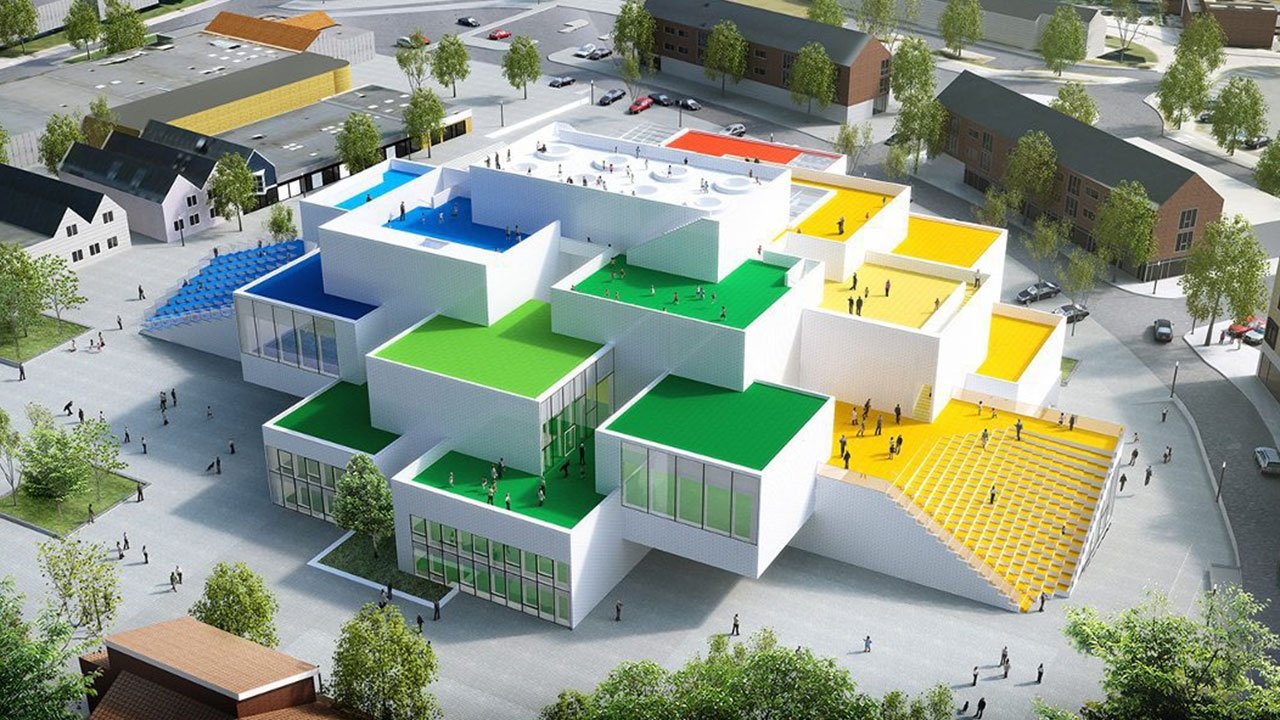 LEGO House - Home of the Brick Background