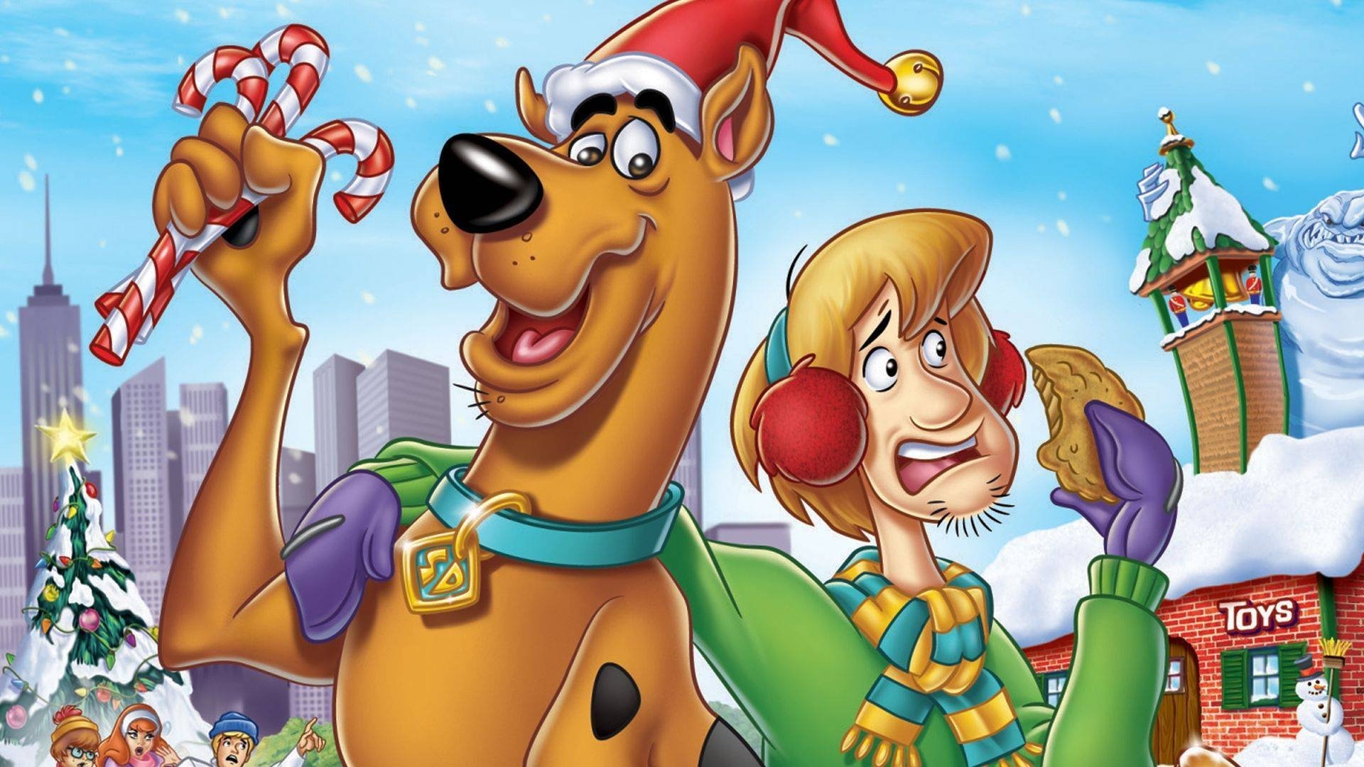 Scooby-Doo! Haunted Holidays Background