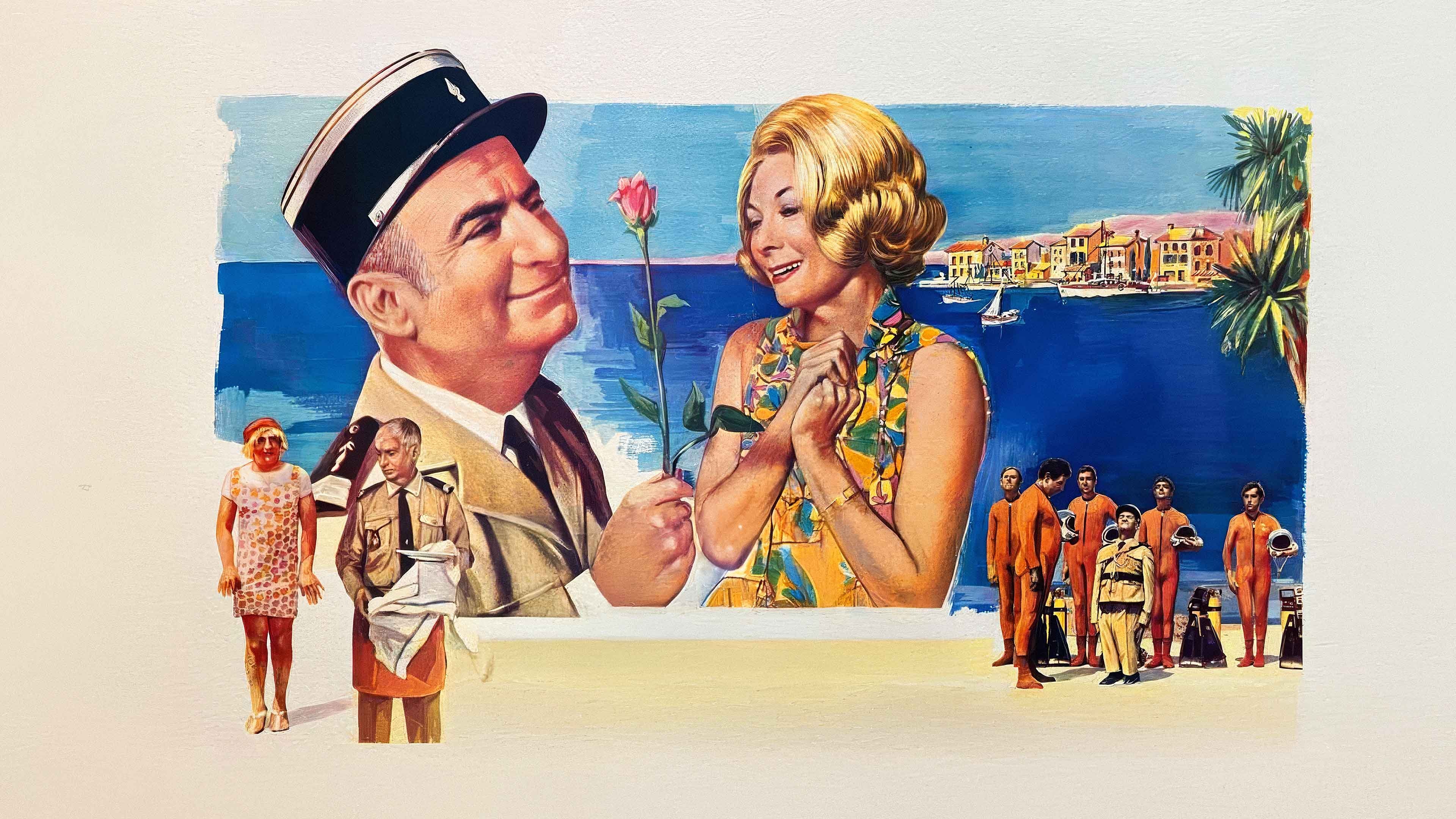 The Gendarme Gets Married Background