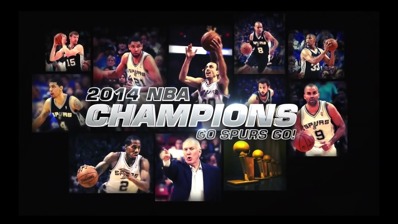 2014 NBA Champions: Go Spurs Go Background
