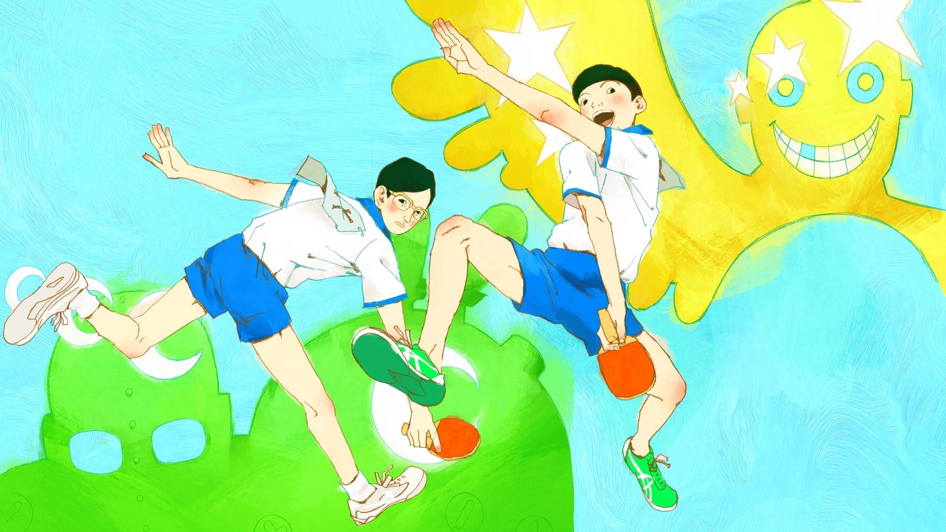 Ping Pong the Animation Background