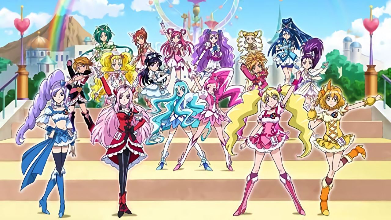 Pretty Cure All Stars DX2: The Light of Hope - Protect the Rainbow Jewel! Background