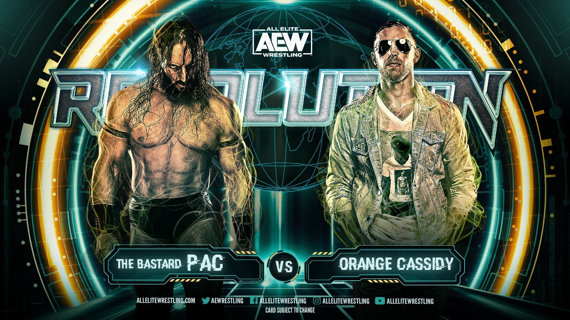 AEW Revolution Background