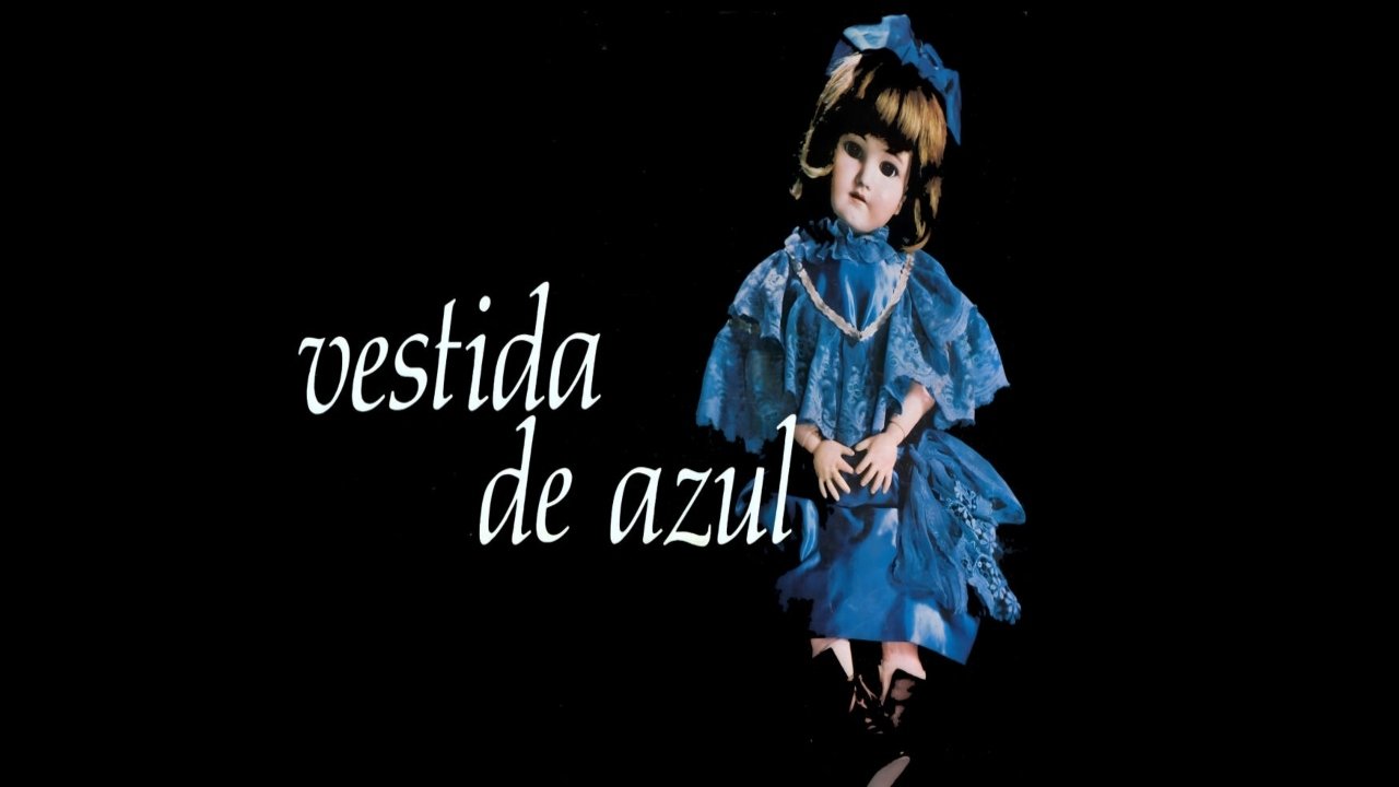 Vestida de azul Background