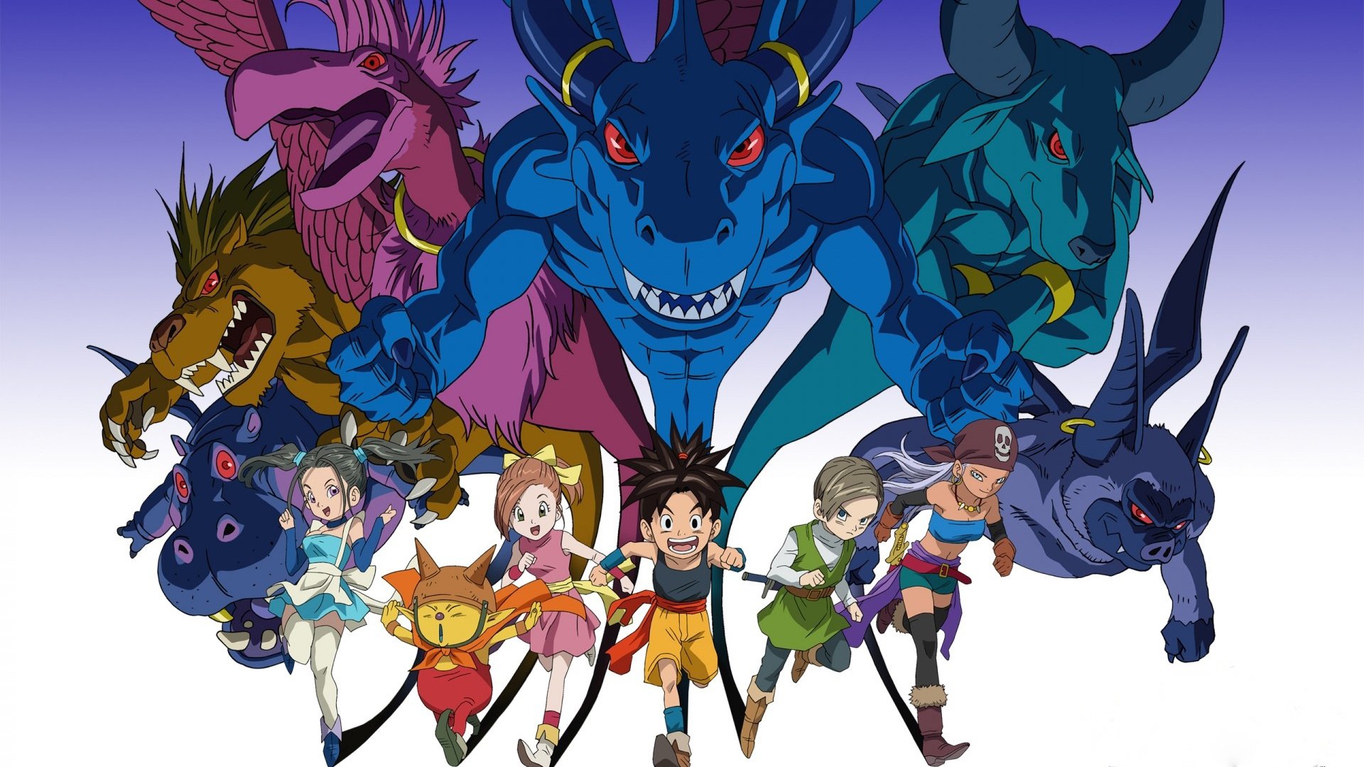 Blue Dragon Background