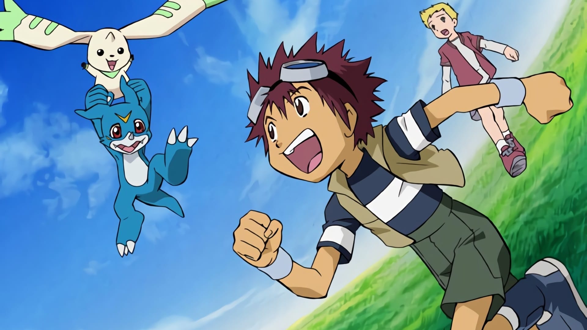 Digimon Adventure 02: Hurricane Touchdown! The Golden Digimentals Background