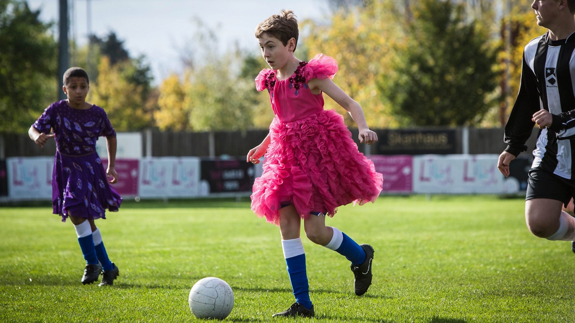 The Boy in the Dress Background