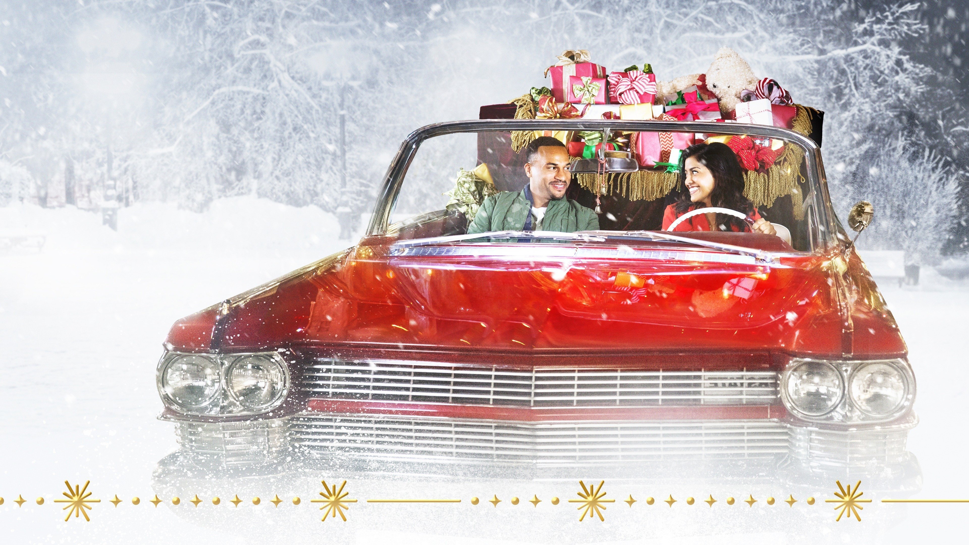 Christmas on Wheels Background