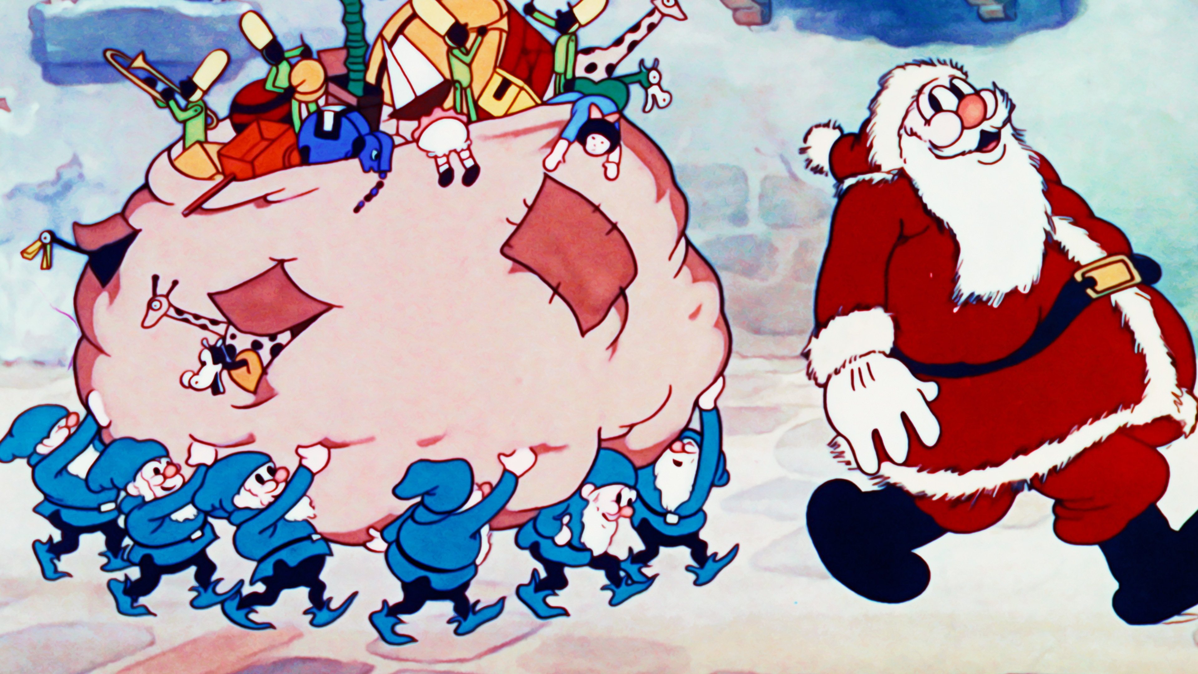 Santa's Workshop Background