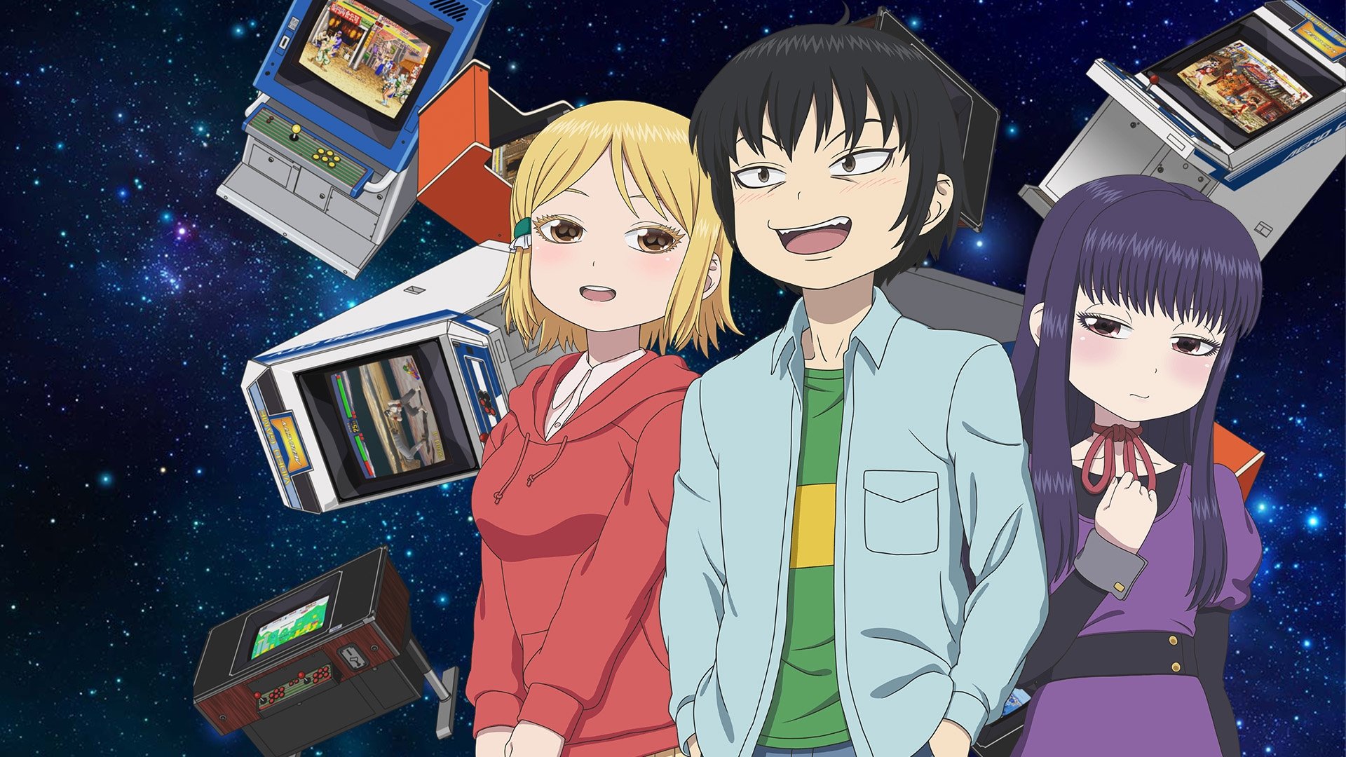 Hi Score Girl Background