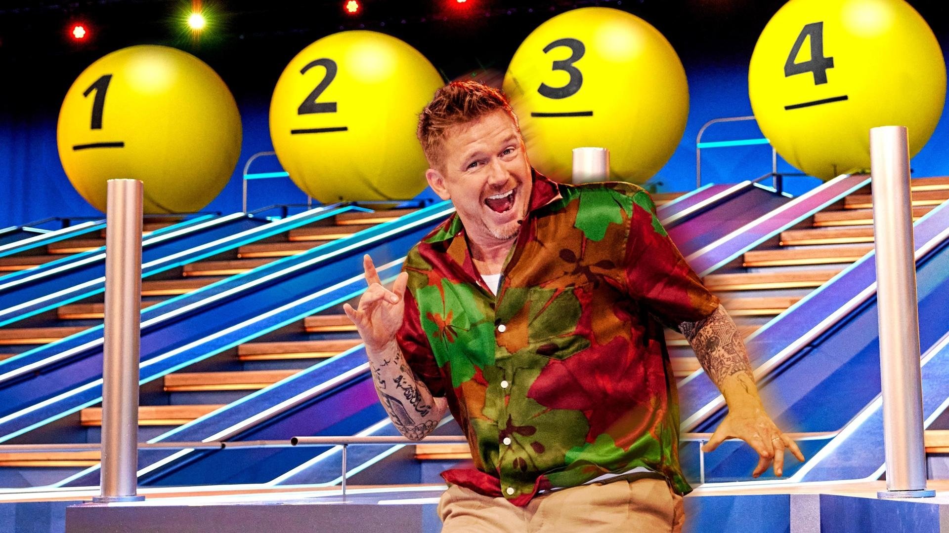 Quiz with Balls Background