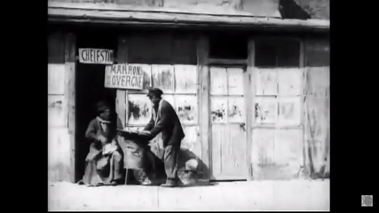 Le marchand de marrons Background