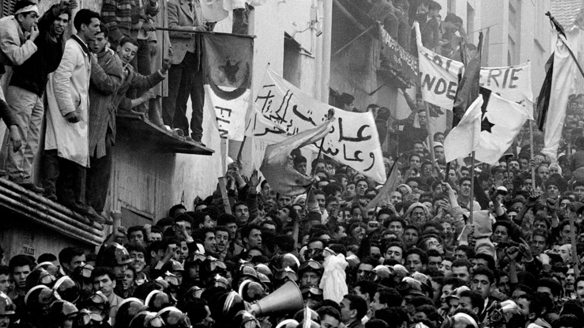 A People on the March Background