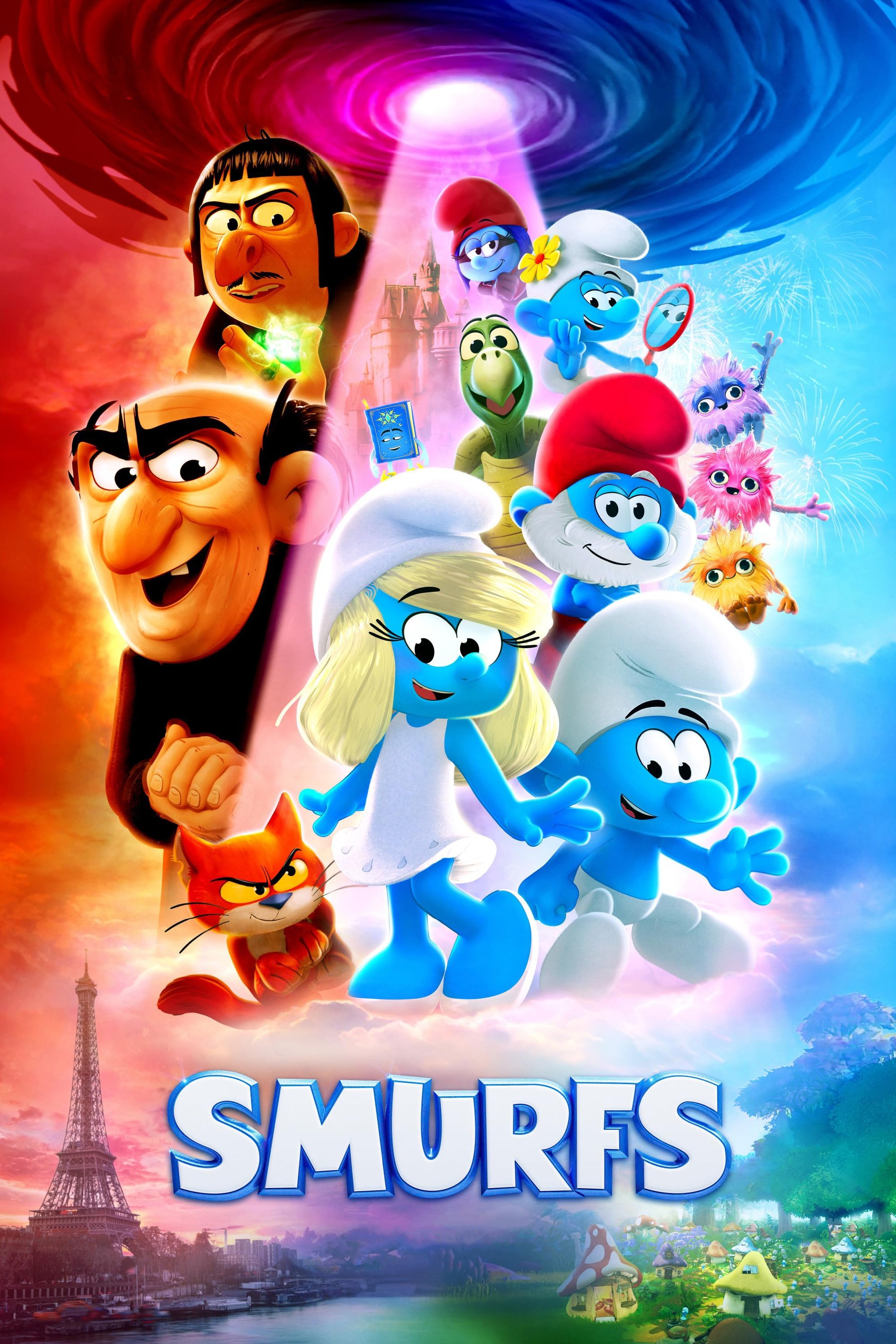 Smurfs Background (Poster)