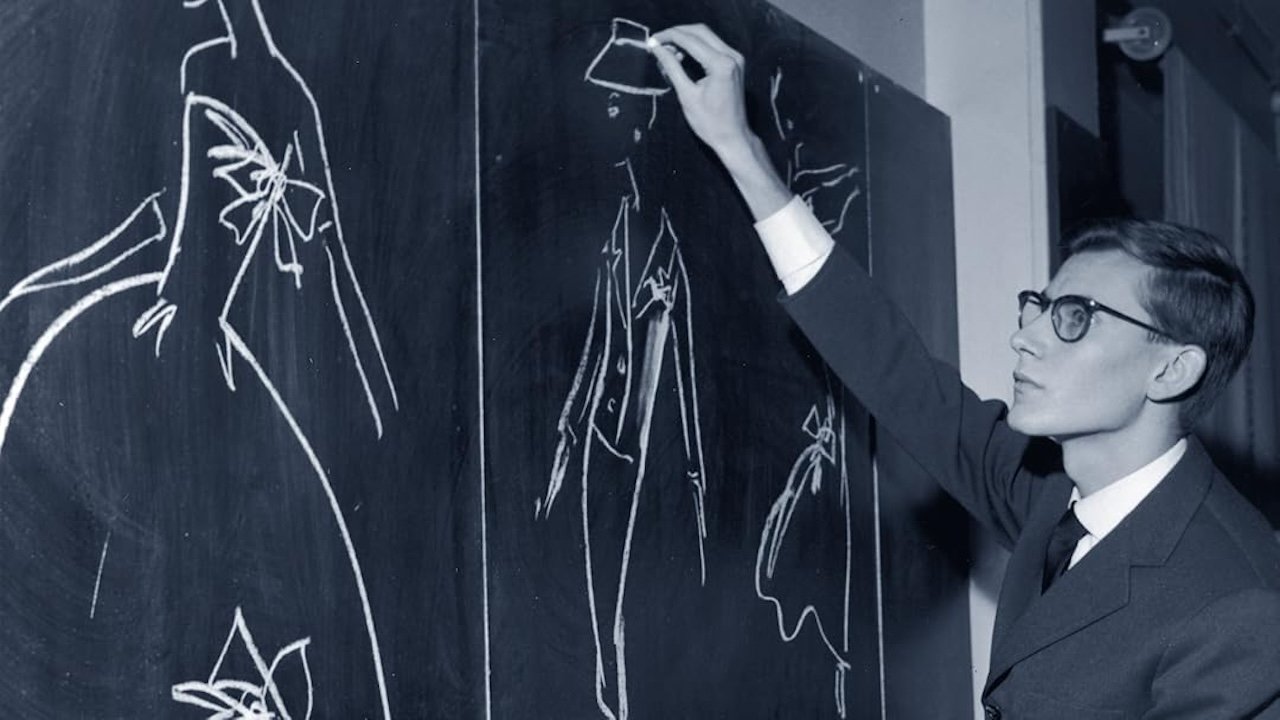 The Drawings of Yves Saint Laurent Background
