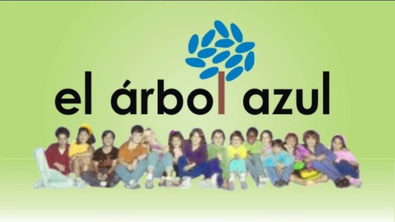 El árbol azul Background