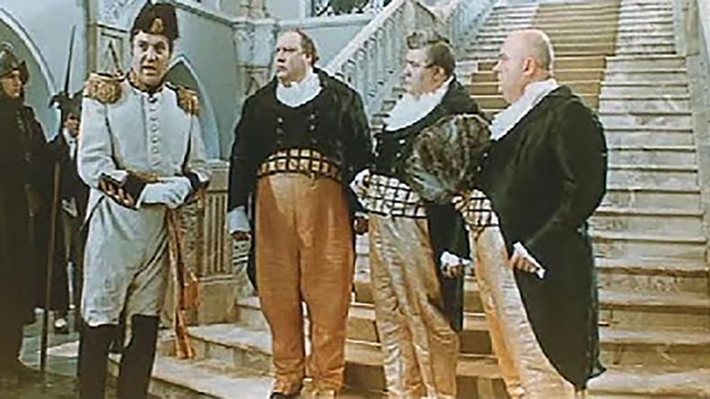 Three Fat Men Background