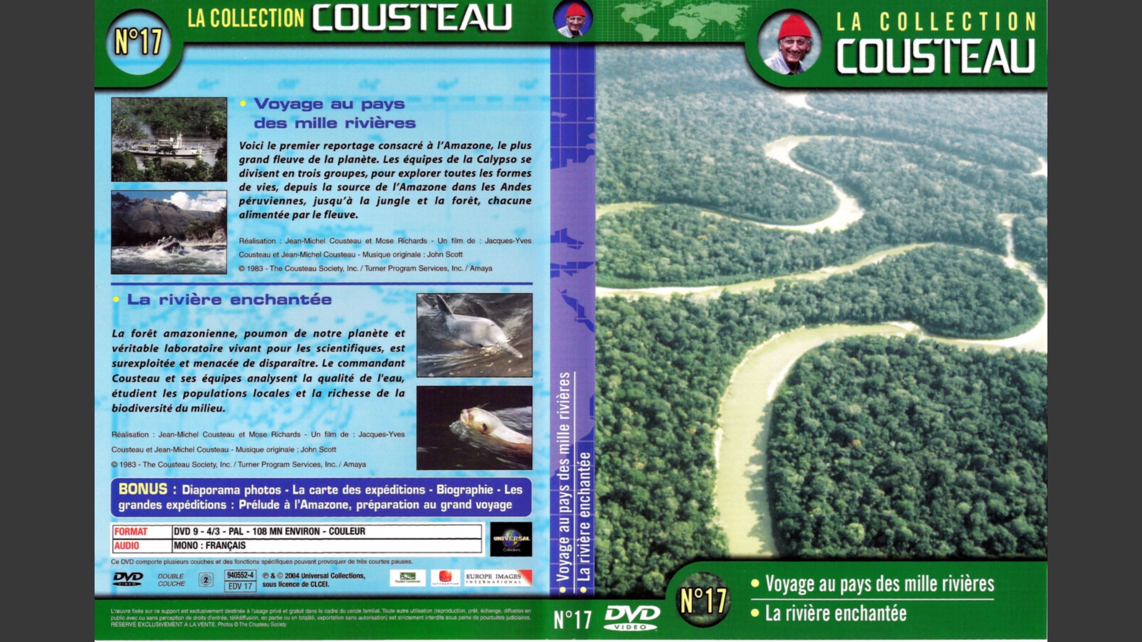 The Cousteau Collection N°17-1 | Amazon: In the Land of a Thousand Rivers Background