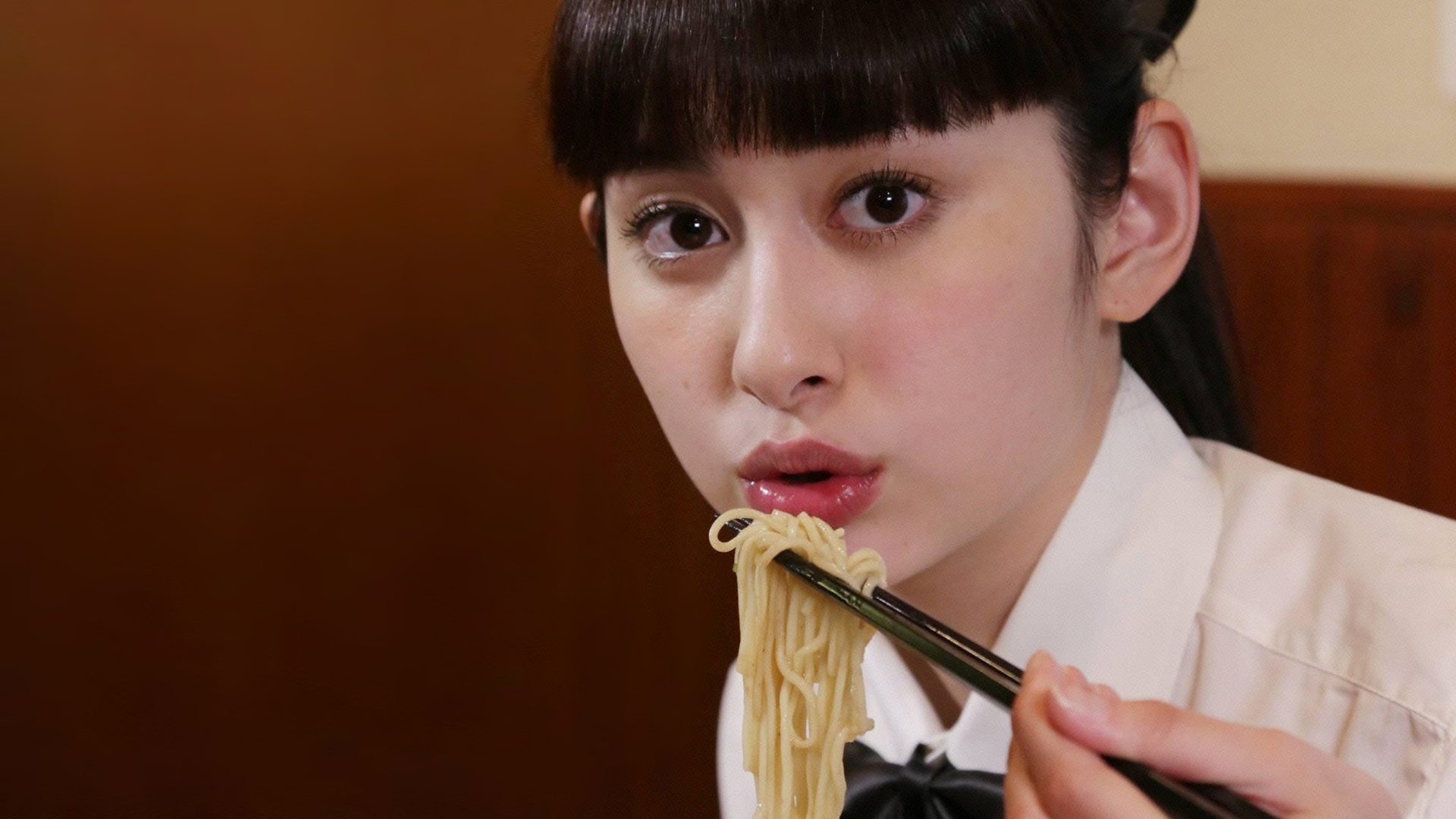 Ramen Loving Girl Background