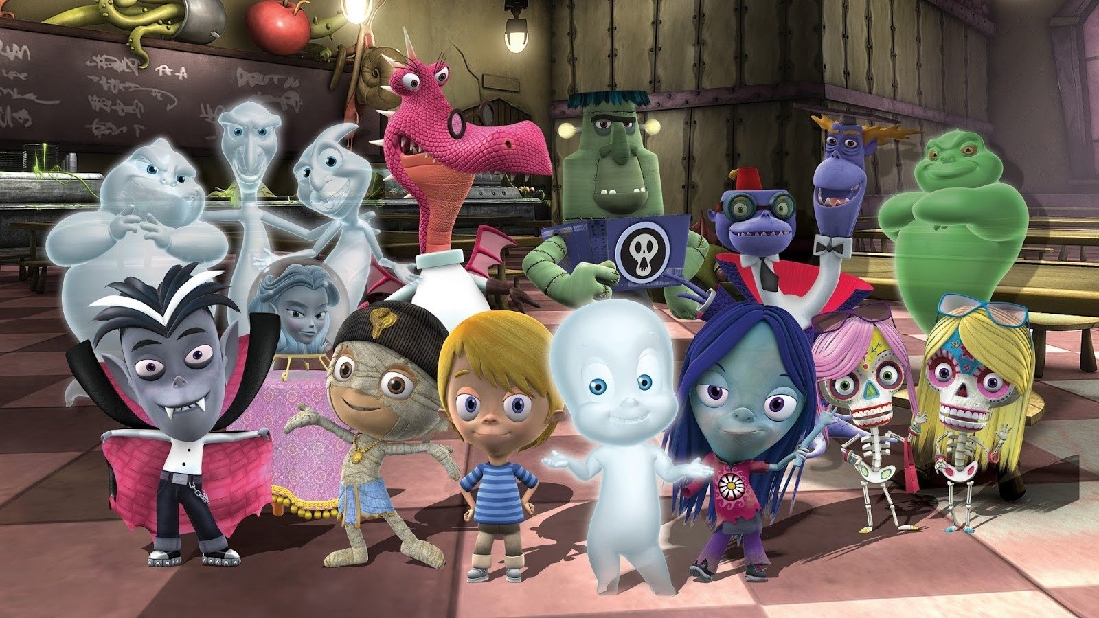 Casper's Scare School Background