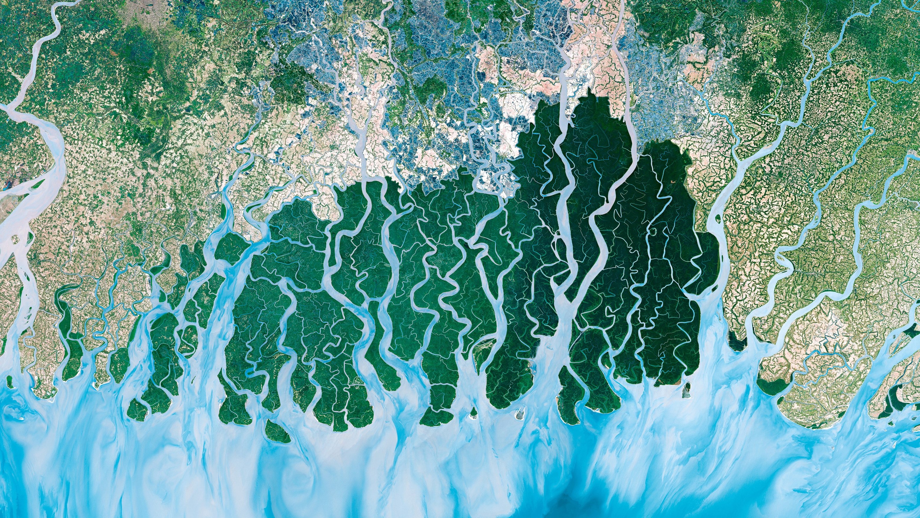 Earth from Space Background