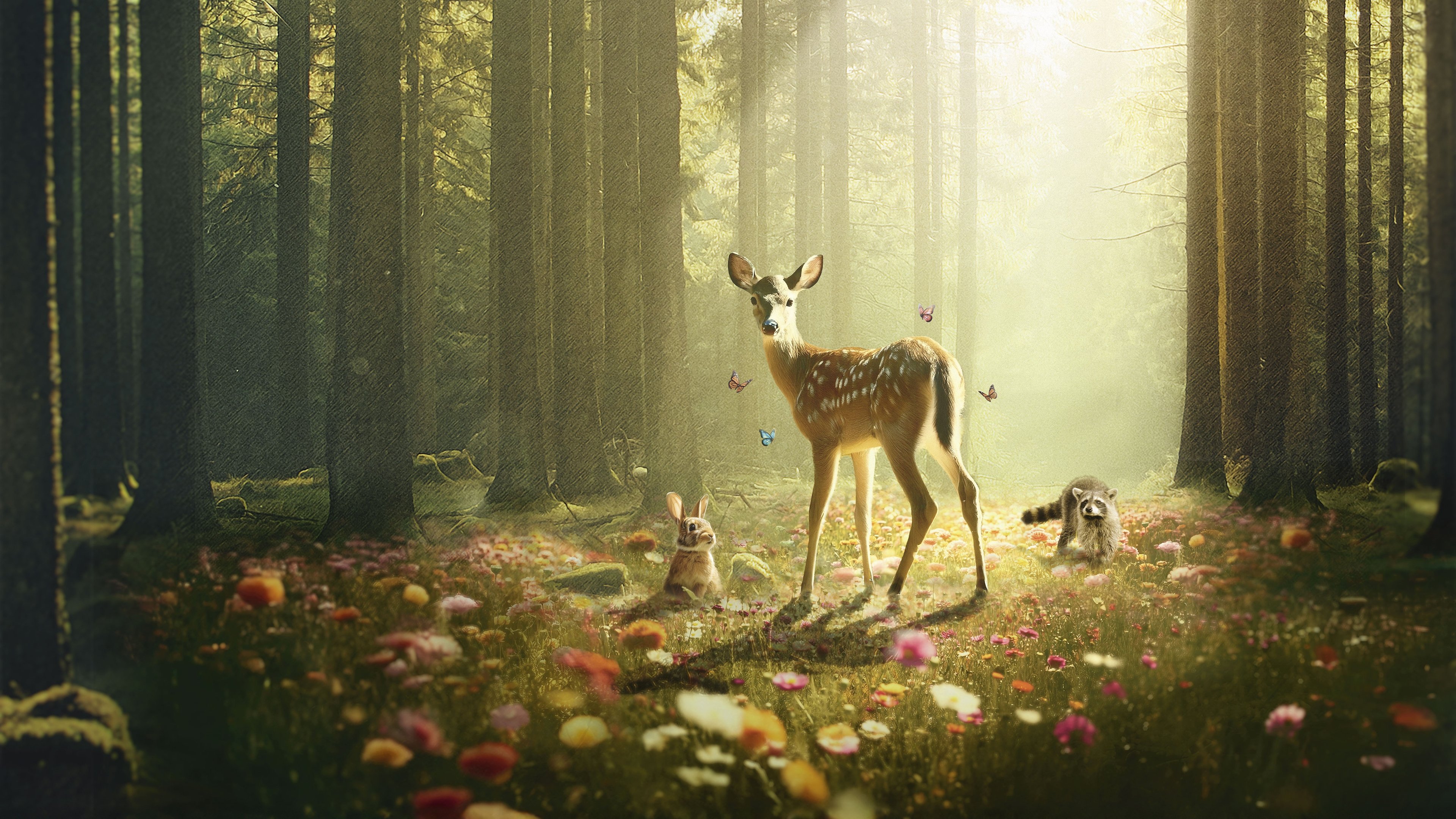 Bambi: A Life in the Woods Background