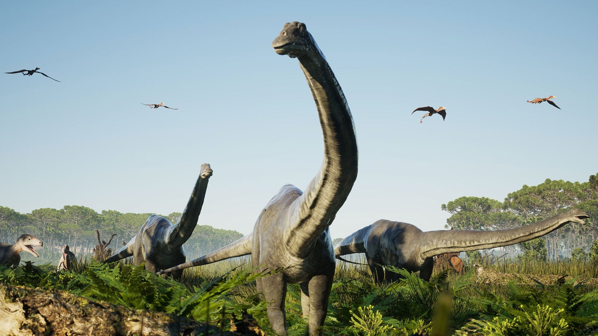 Secrets of the Jurassic Dinosaurs Background