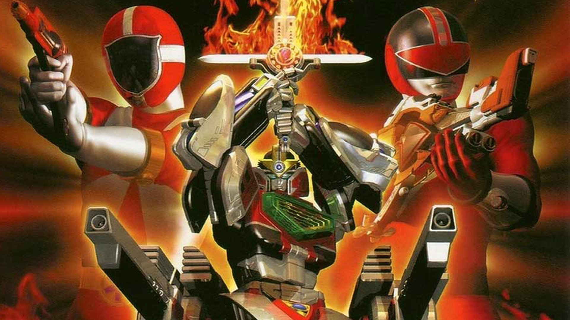 Mirai Sentai Timeranger vs GoGoFive Background