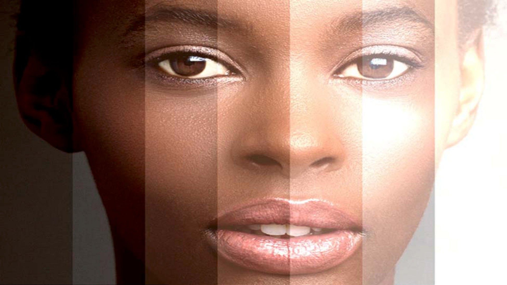 Hombre Negro, Piel Blanca Background