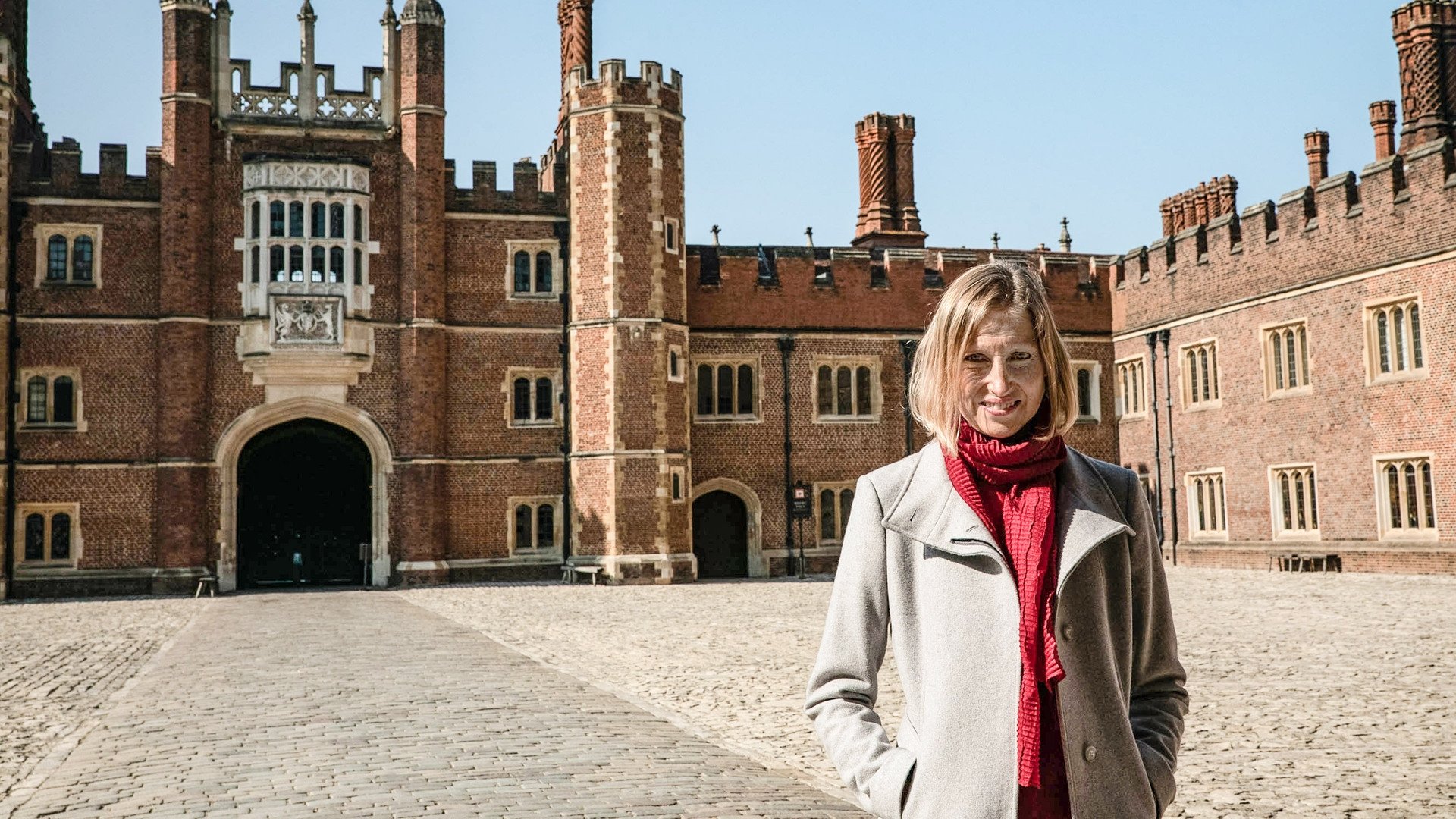 Inside Hampton Court Palace Background