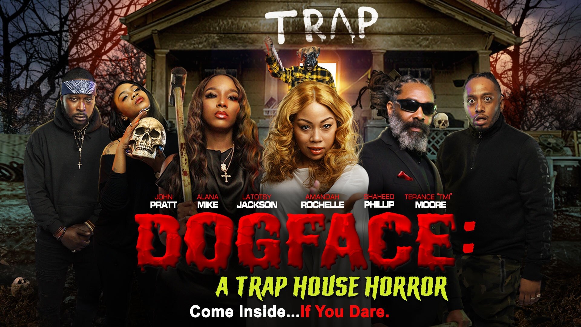 Dogface: A Trap House Horror Background