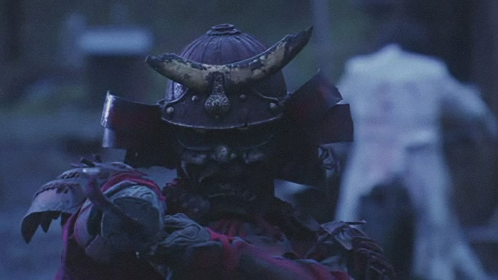Samurai Zombie Background
