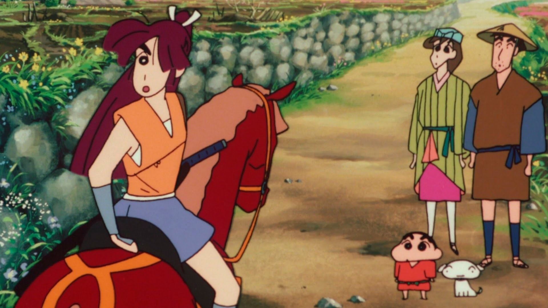 Crayon Shin-chan: Unkokusai's Ambition Background