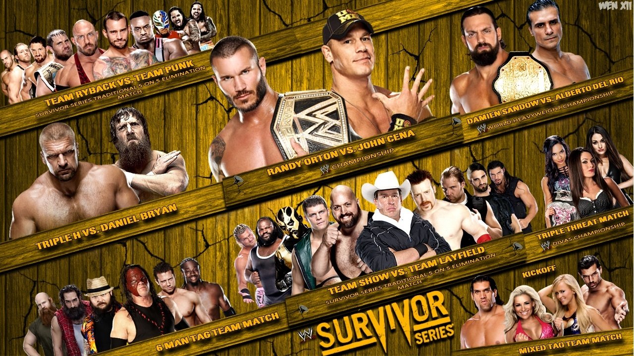 WWE Survivor Series 2013 Background