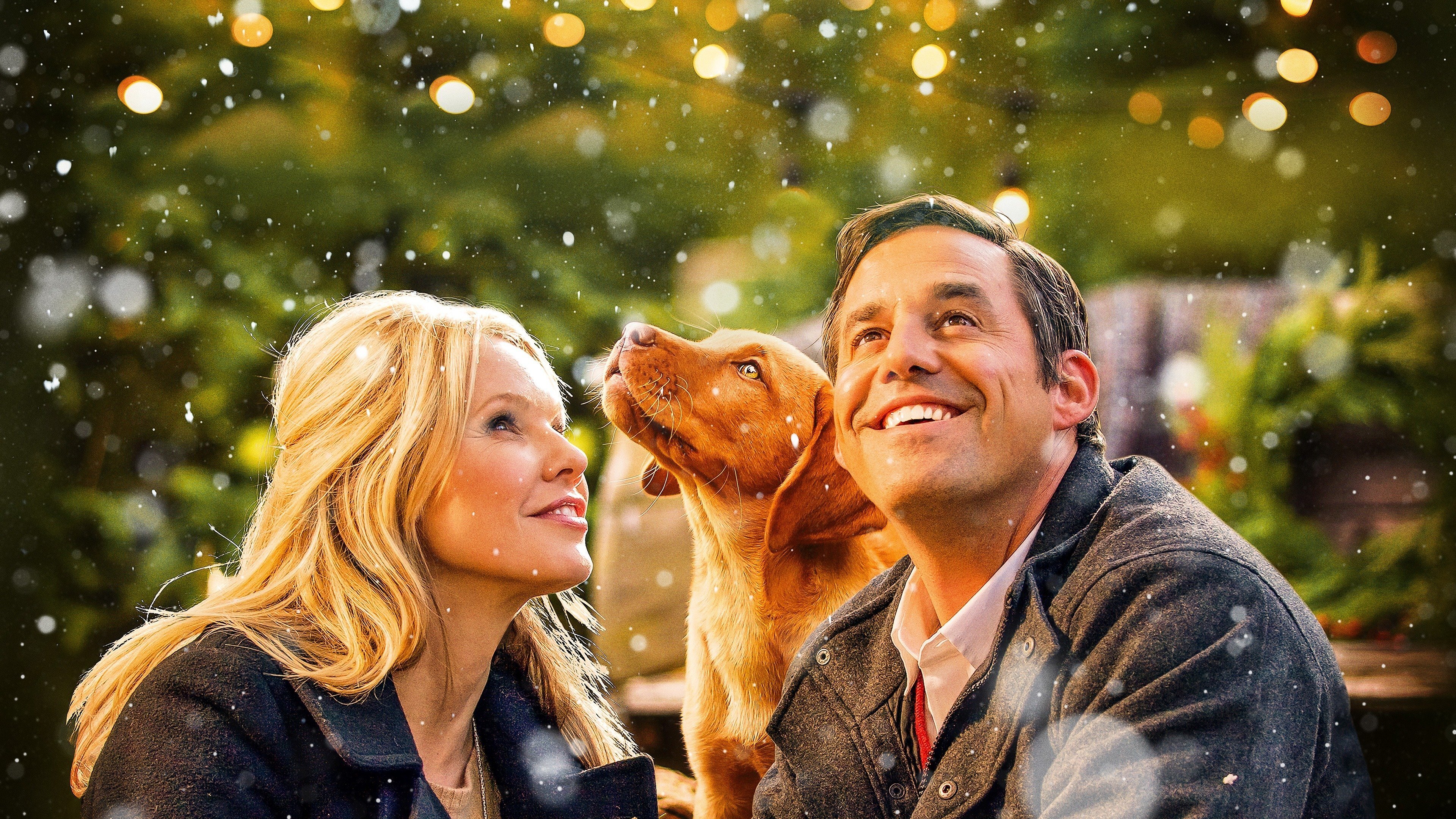 A Golden Christmas Background