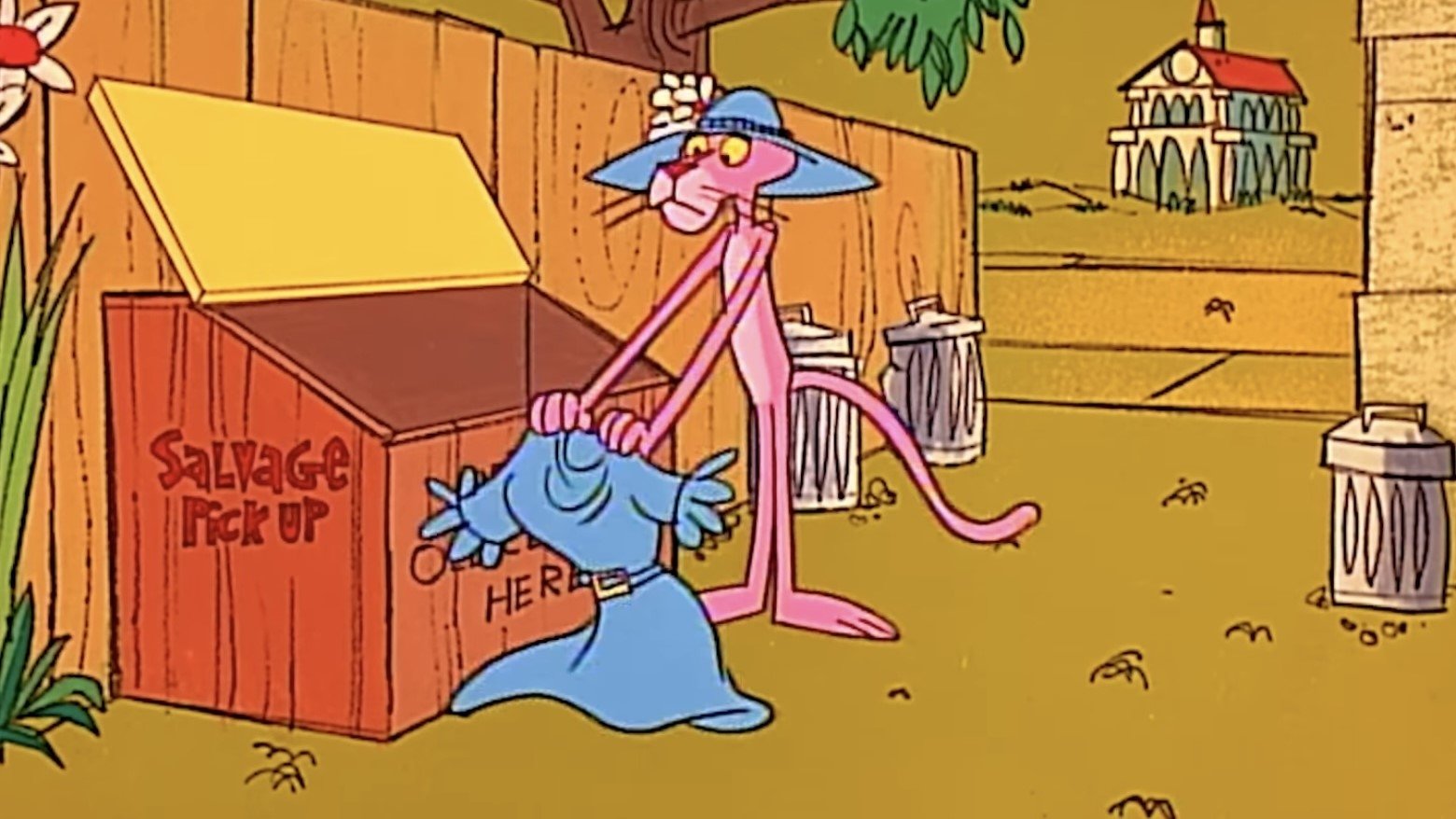 The Pink Package Plot Background