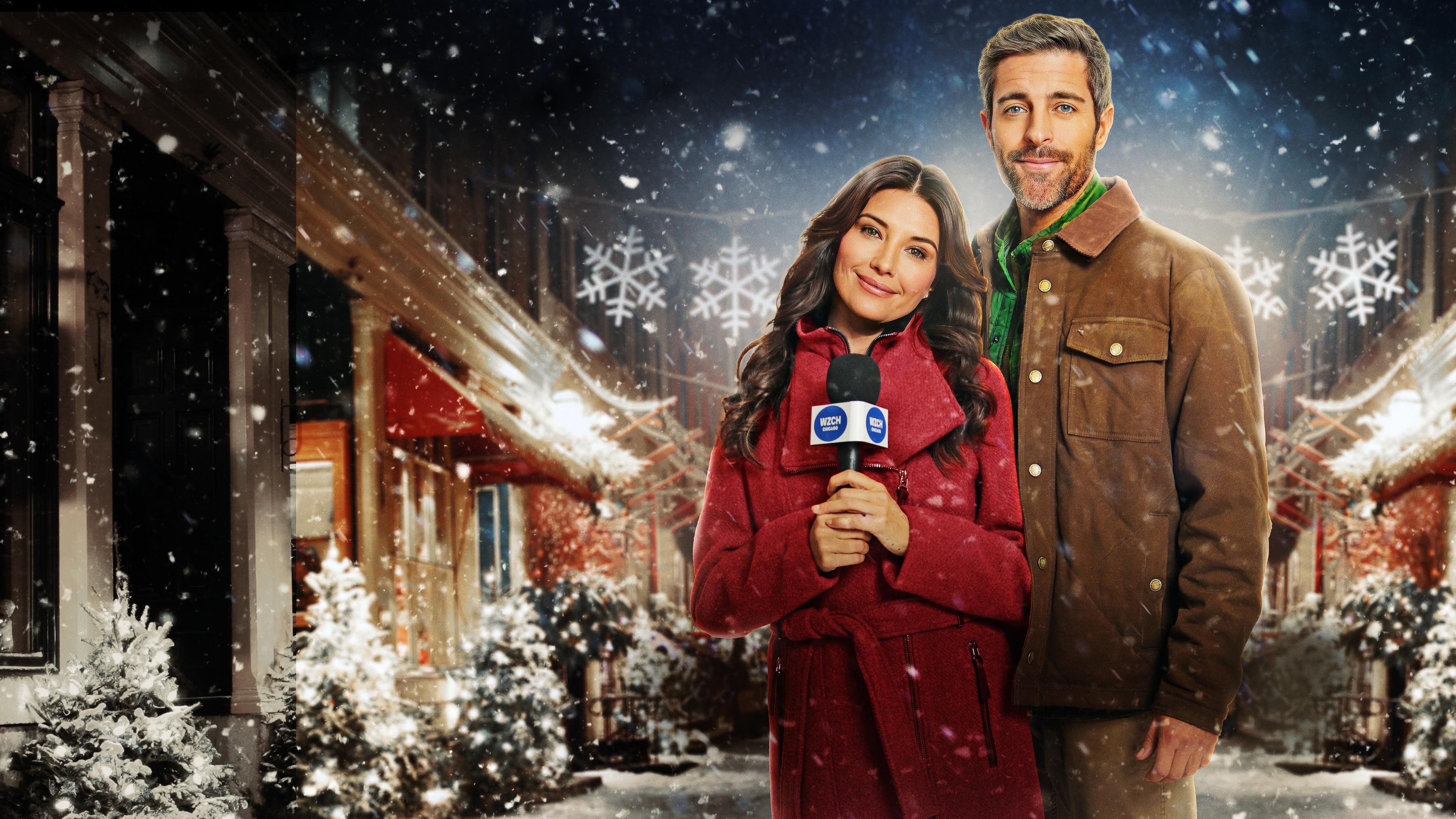 Reporting for Christmas Background