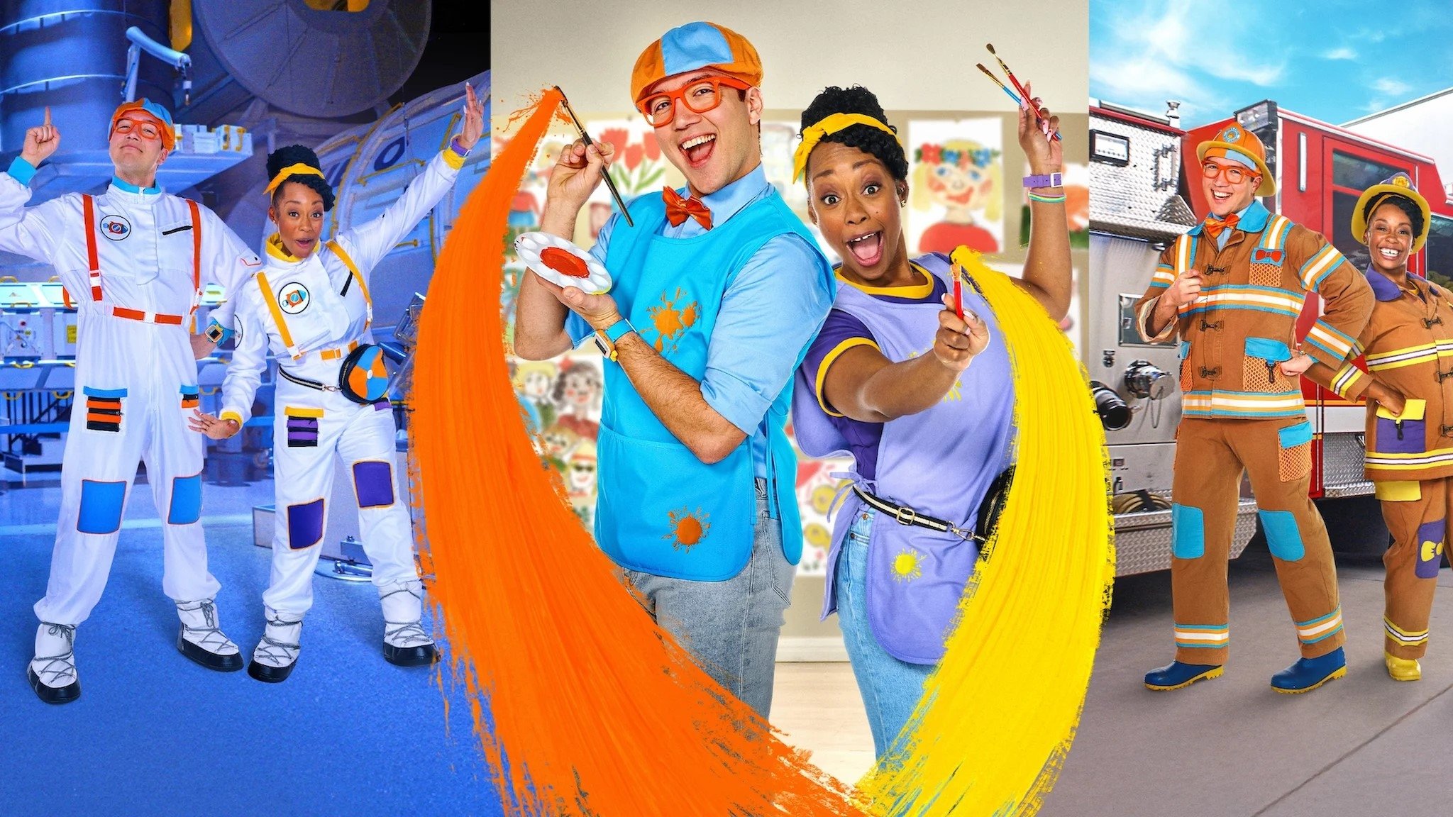 Blippi's Job Show Background