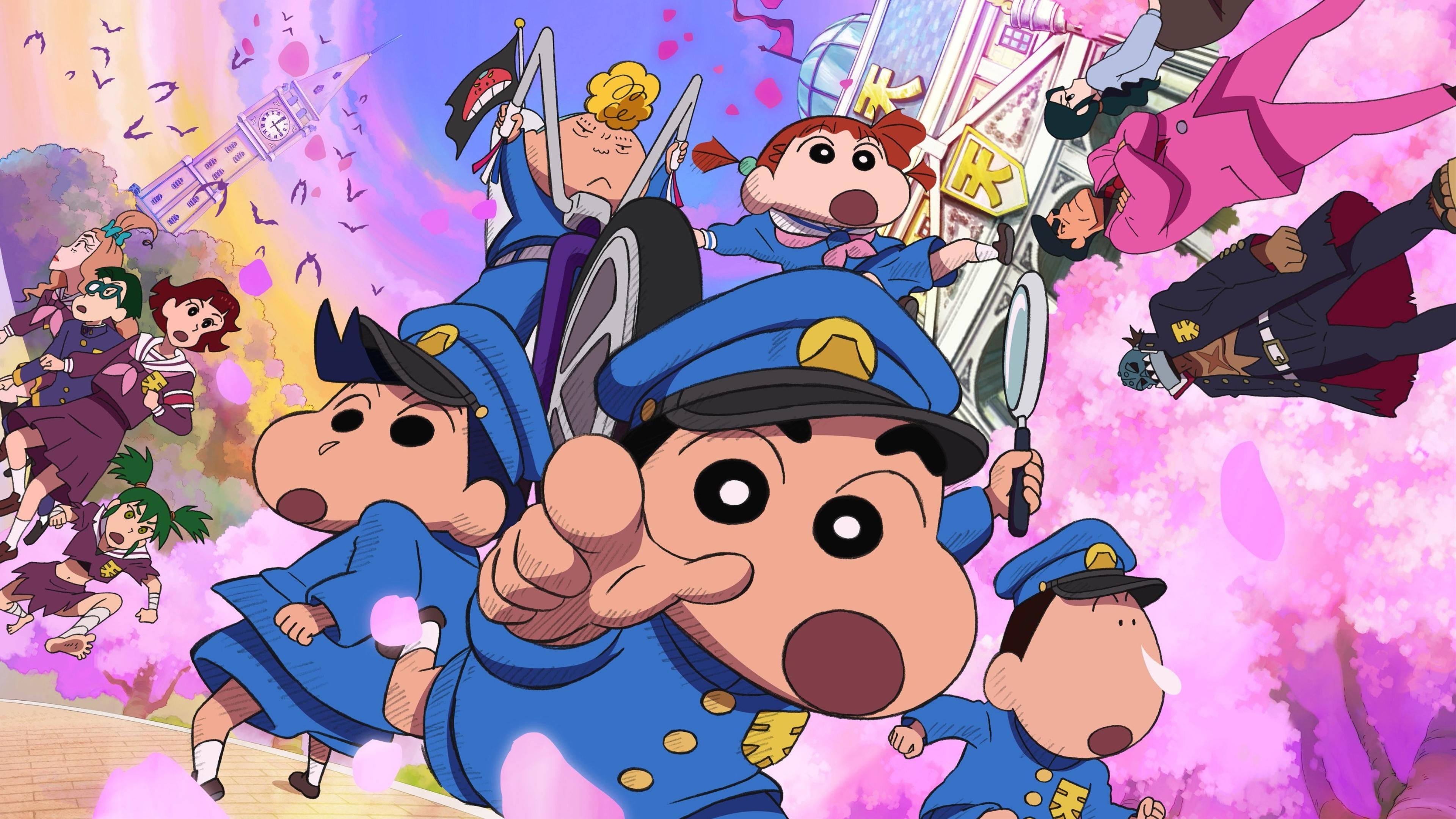 Crayon Shin-chan: Shrouded in Mystery! The Flowers of Tenkazu Academy Background