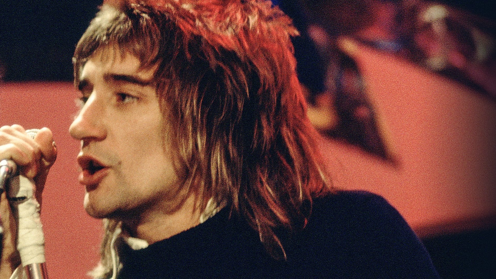 Rod Stewart at the BBC 2 Background