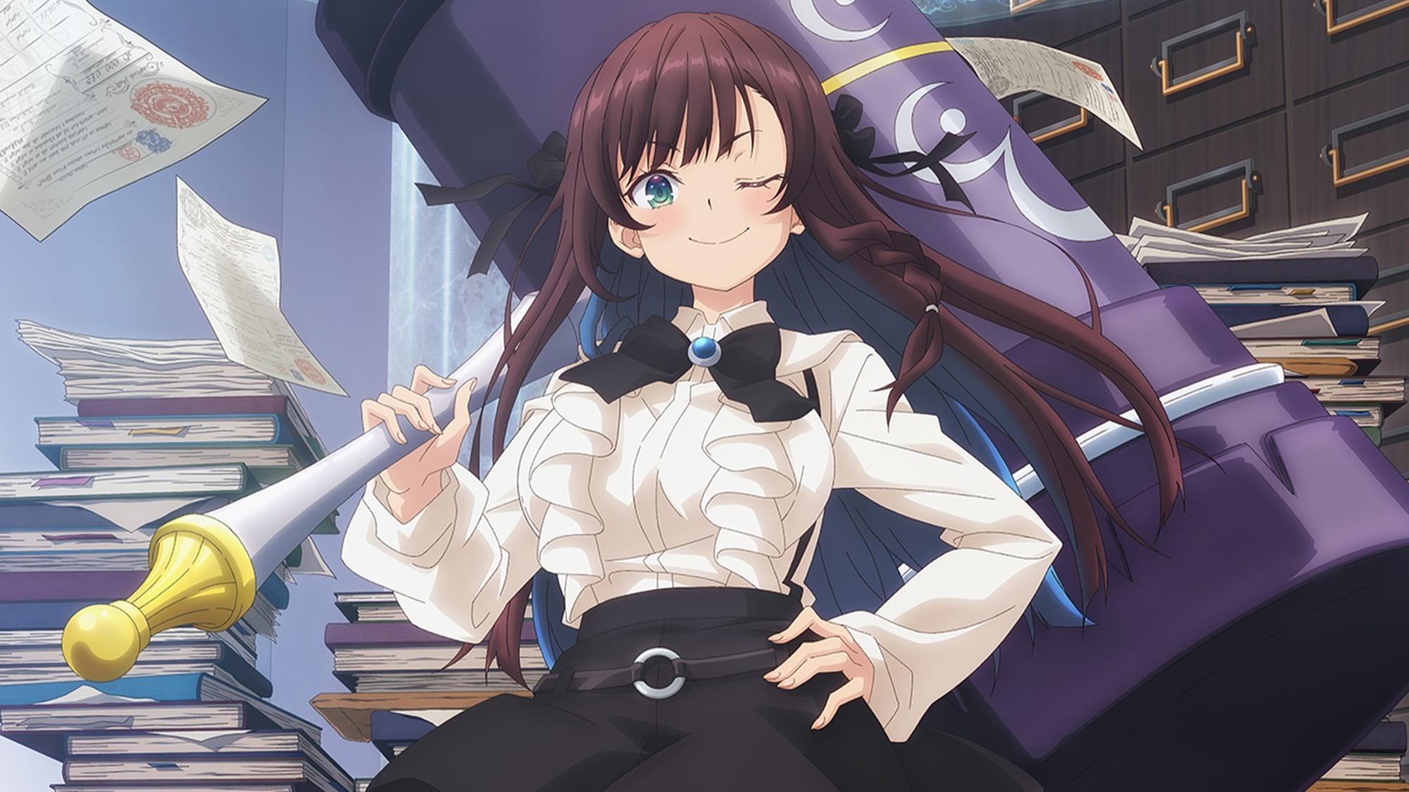 I May Be a Guild Receptionist, but I'll Solo Any Boss to Clock Out on Time Background