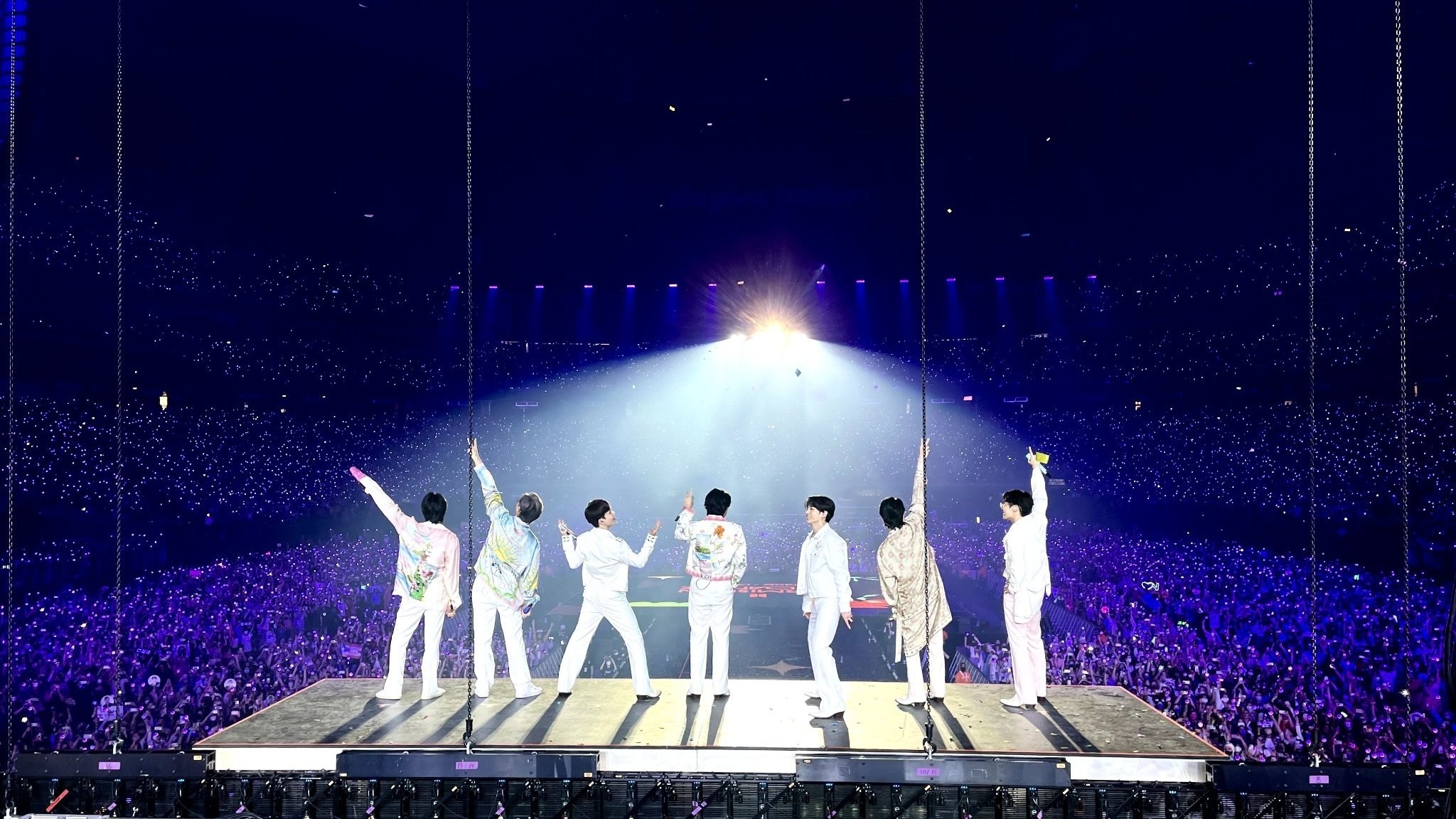 BTS Permission to Dance on Stage - Las Vegas Background