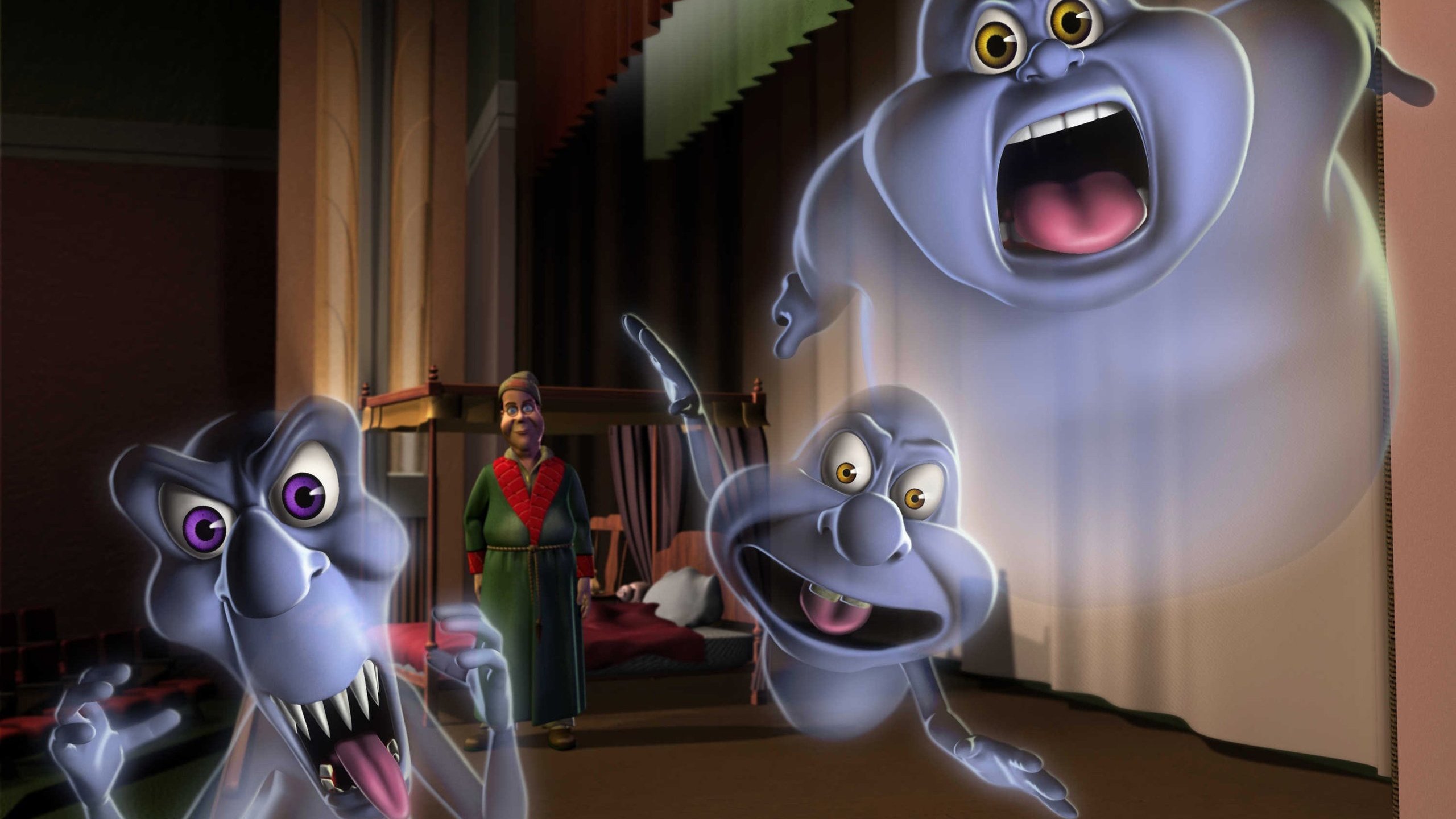 Casper's Haunted Christmas Background