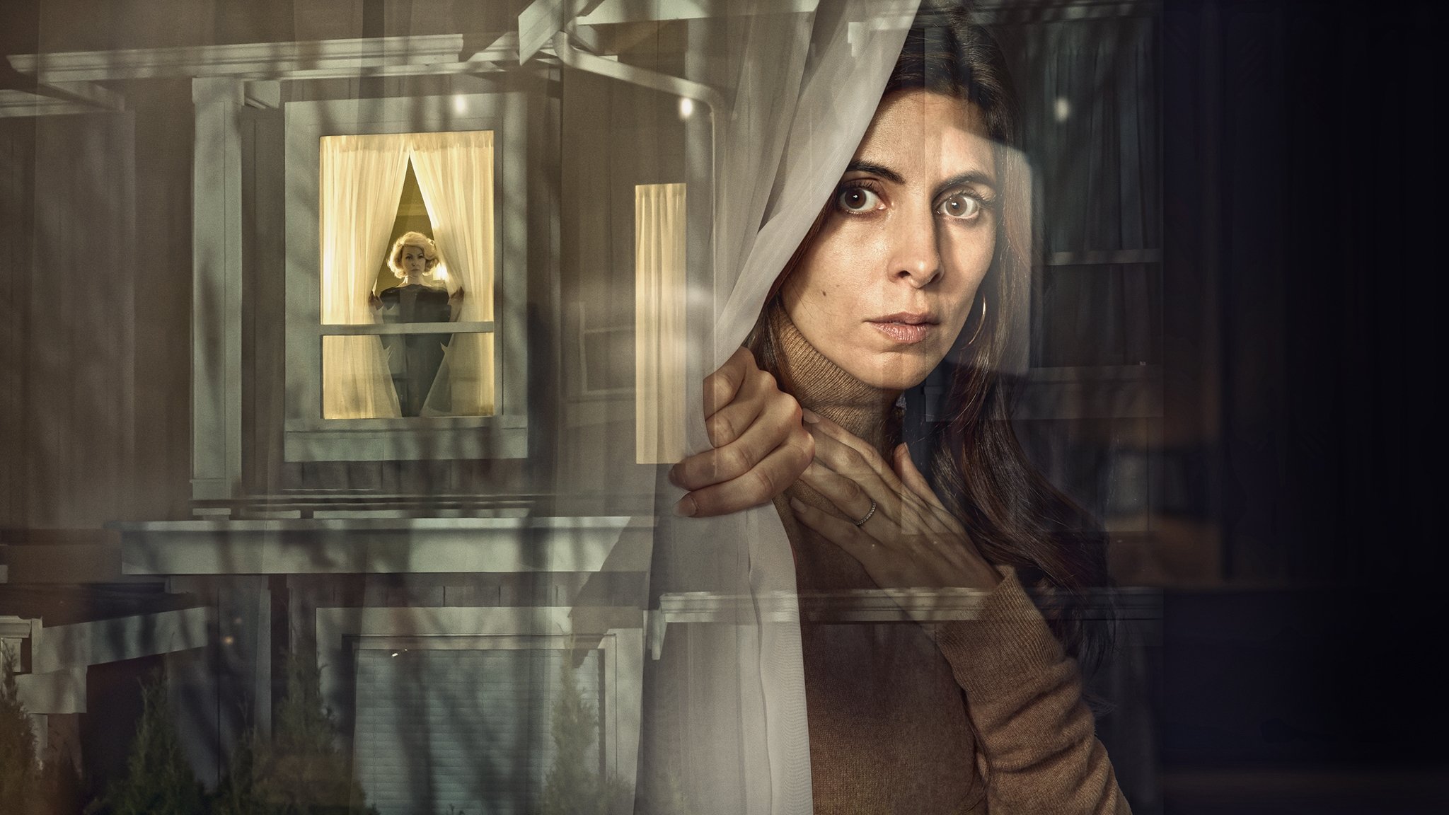 The Neighbor in the Window Background