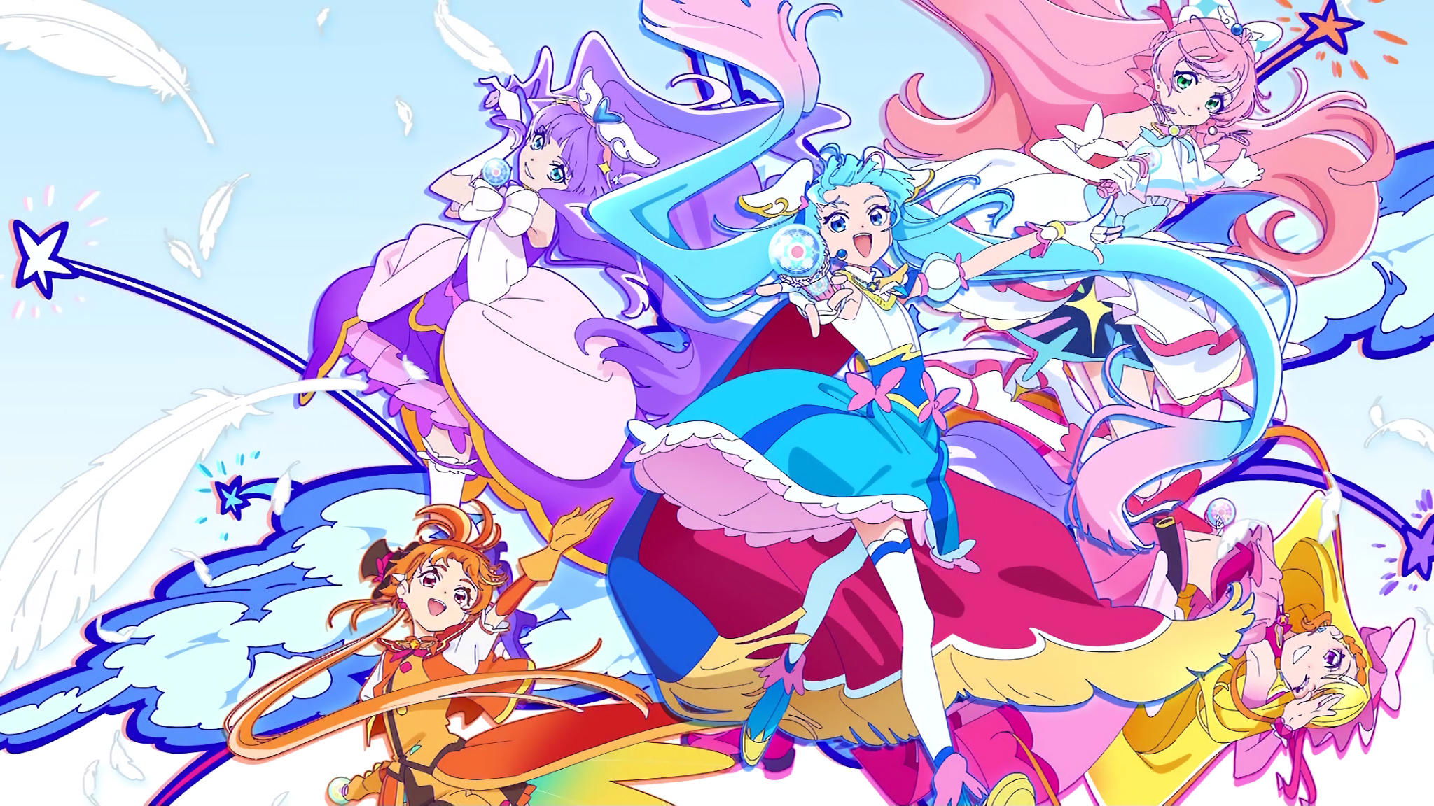 Soaring Sky! Precure Background