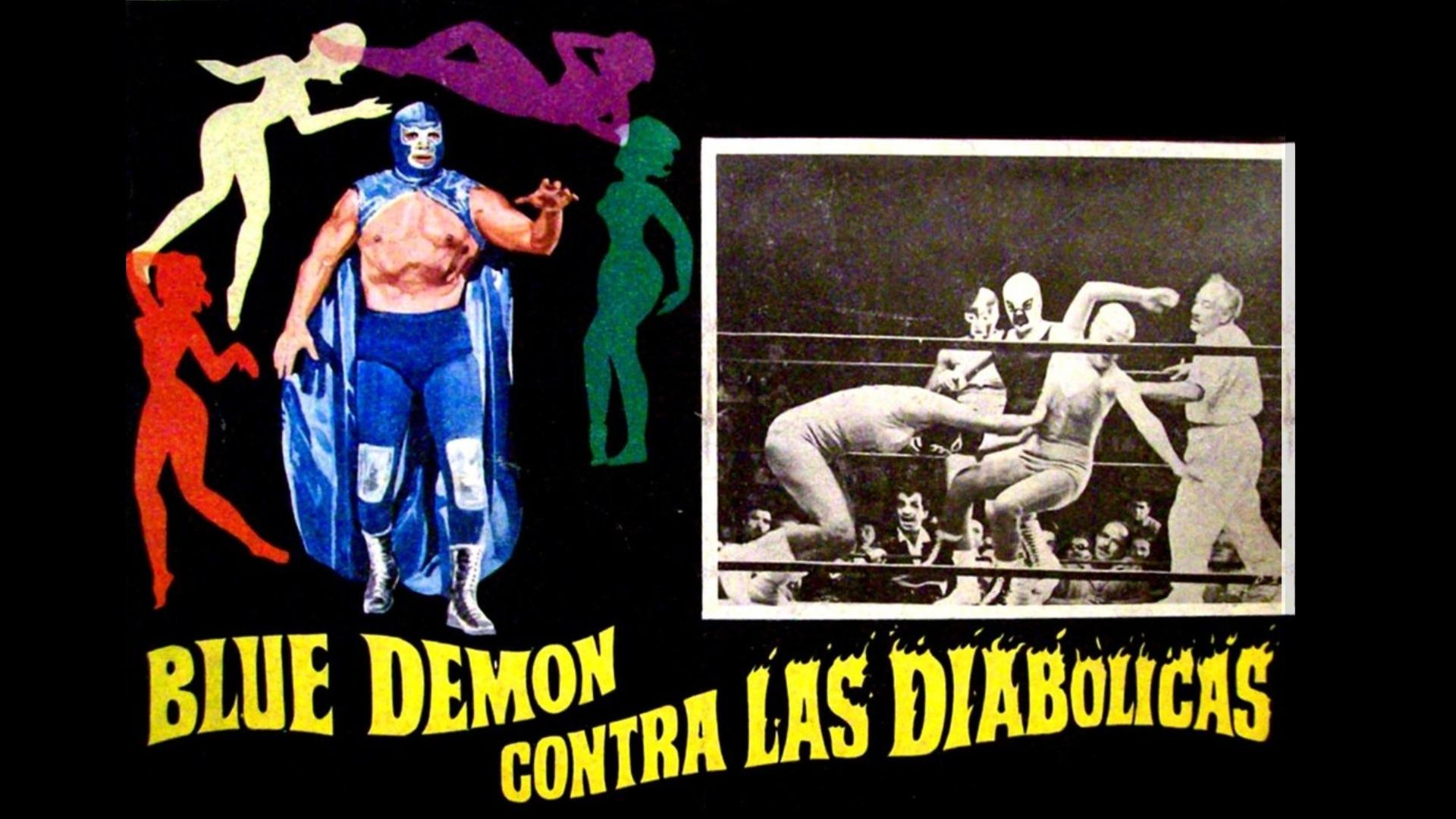 Blue Demon contra las diabólicas Background