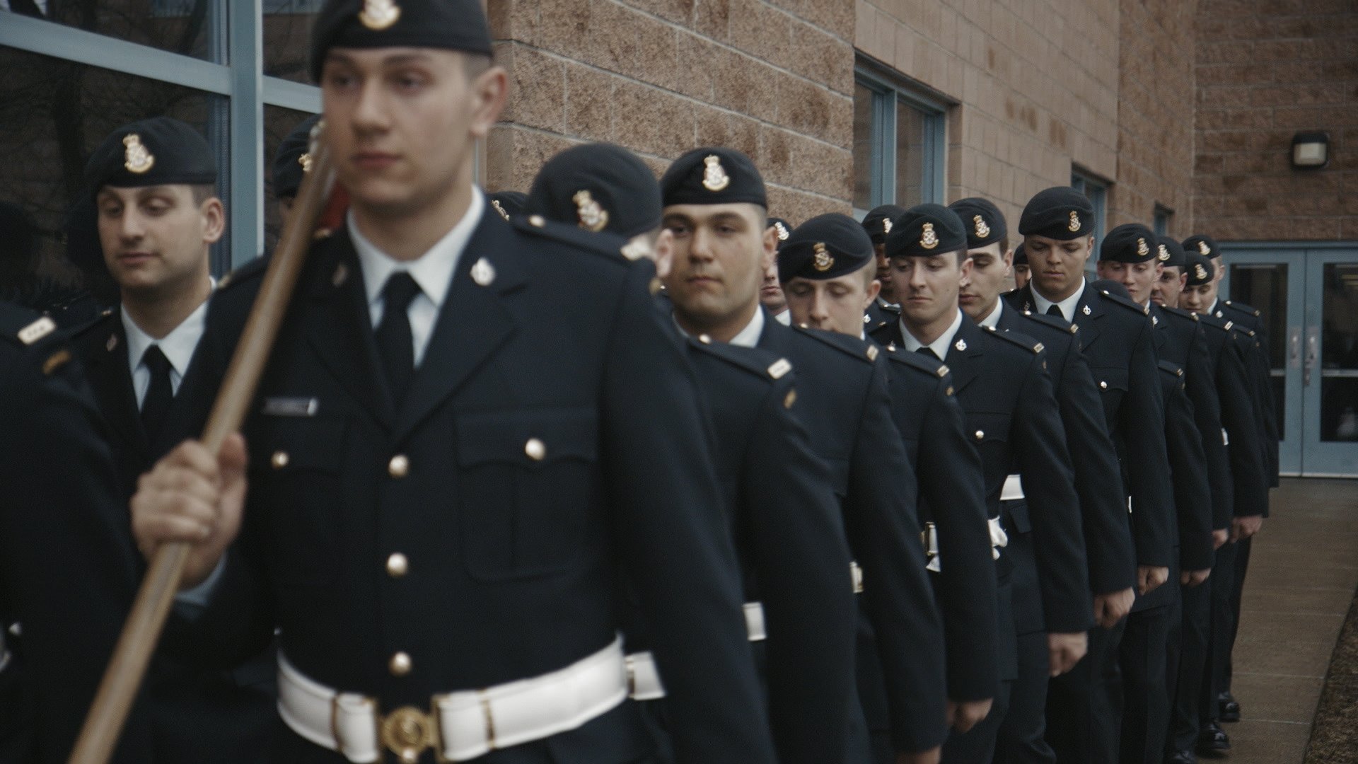 Les Recrues d'infanterie Background