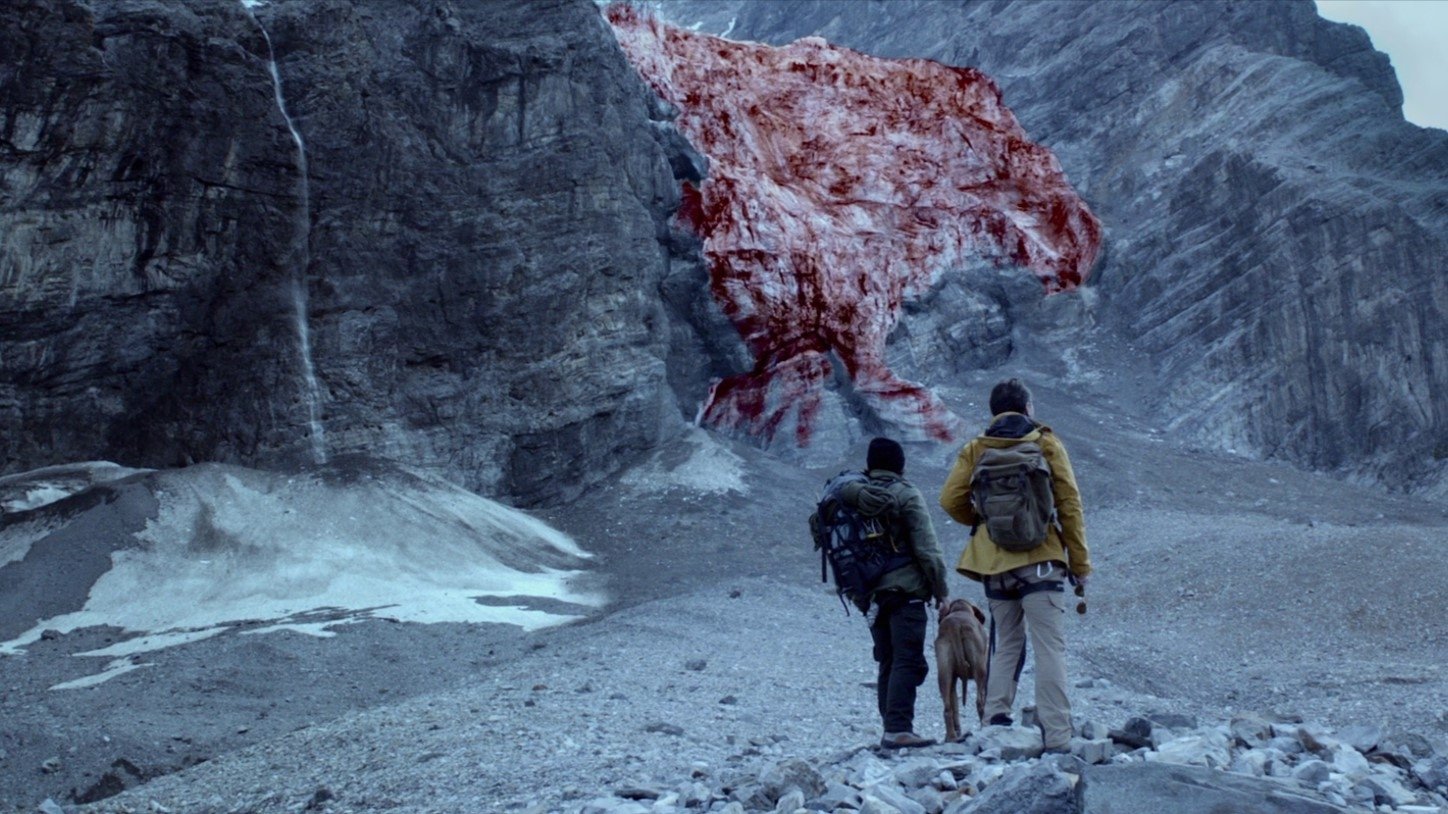 Blood Glacier Background