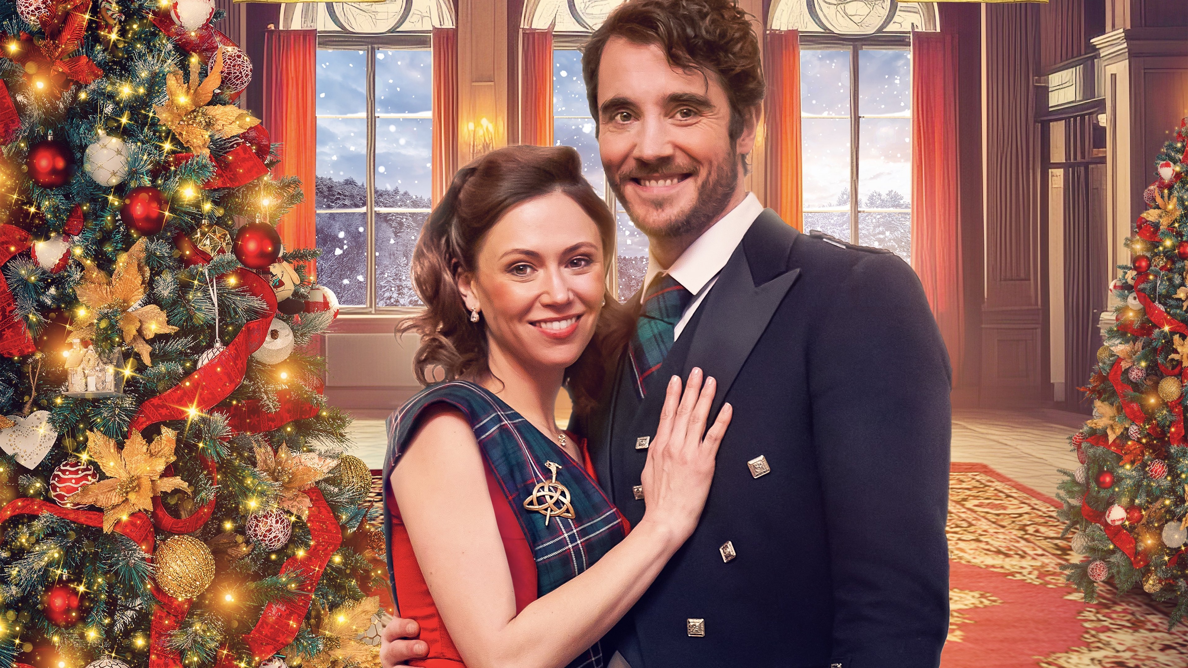 Christmas in Scotland Background