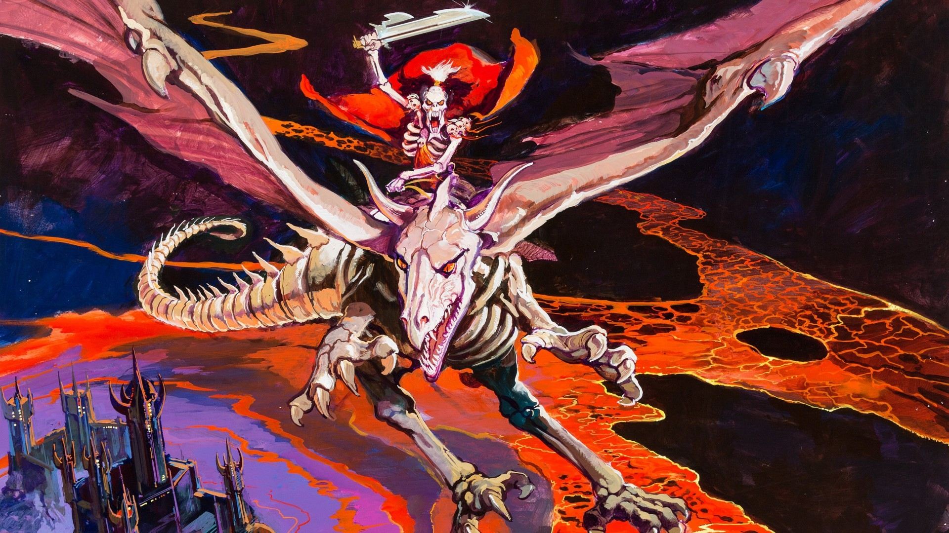 Skeleton Warriors Background